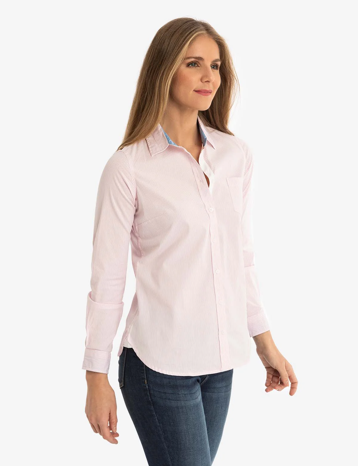 STRIPED POPLIN LONG SLEEVE SHIRT - Image 9