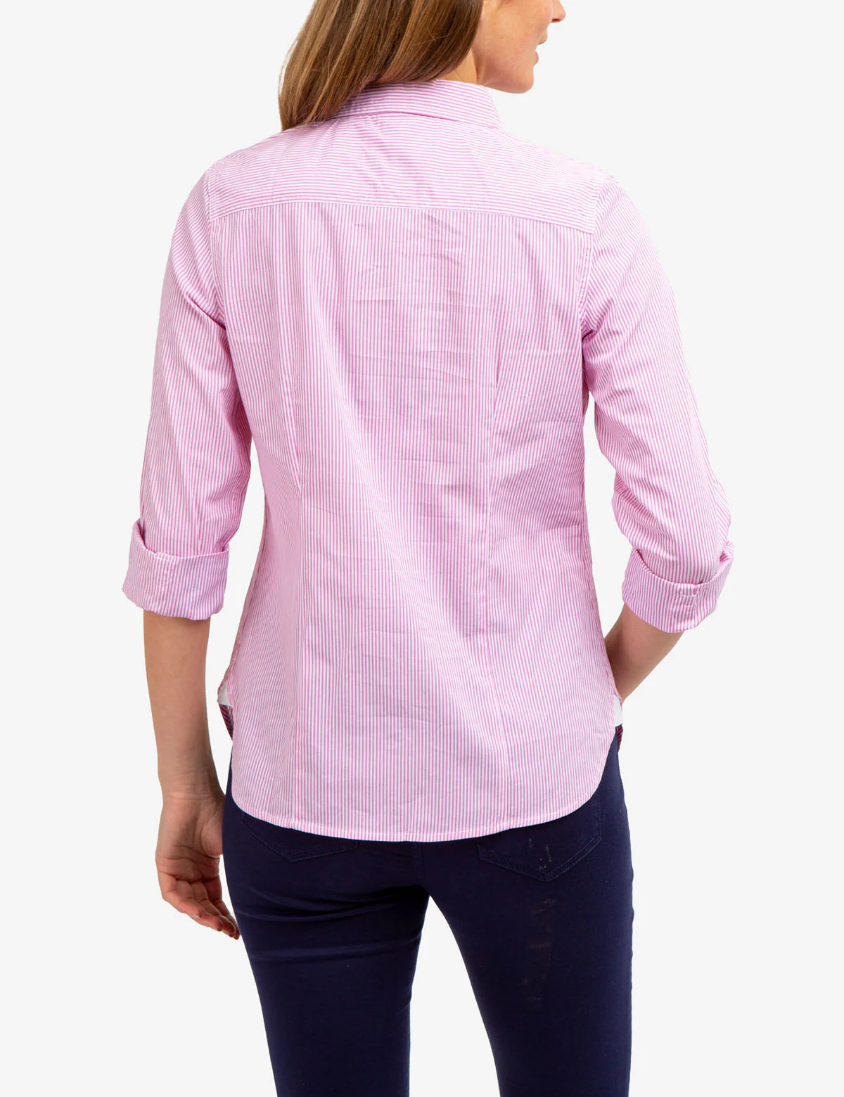 STRIPED POPLIN LONG SLEEVE SHIRT - Image 3