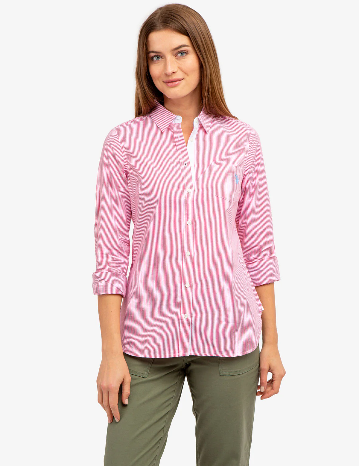 STRIPED POPLIN LONG SLEEVE SHIRT - Image 4