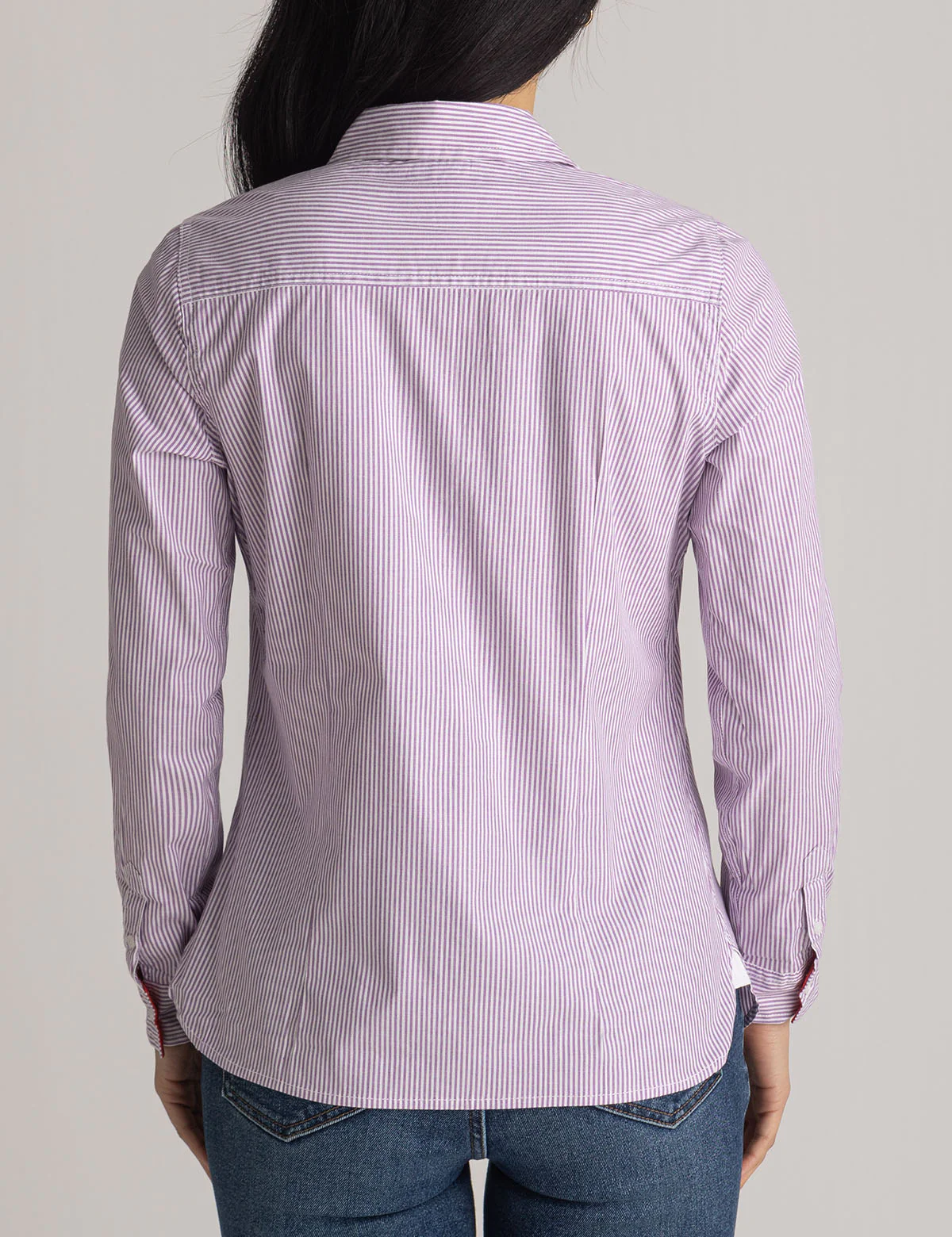 STRIPED POPLIN LONG SLEEVE SHIRT - Image 15