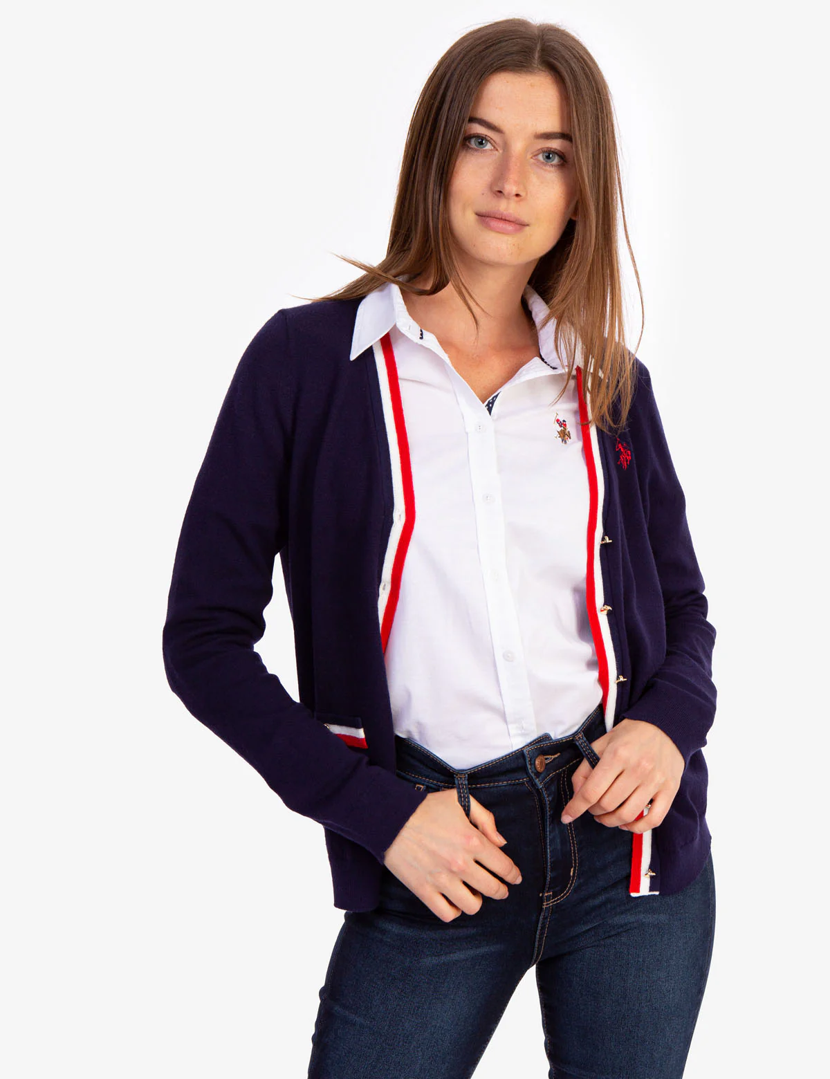 STRIPED RIB KNIT CARDIGAN - Image 2