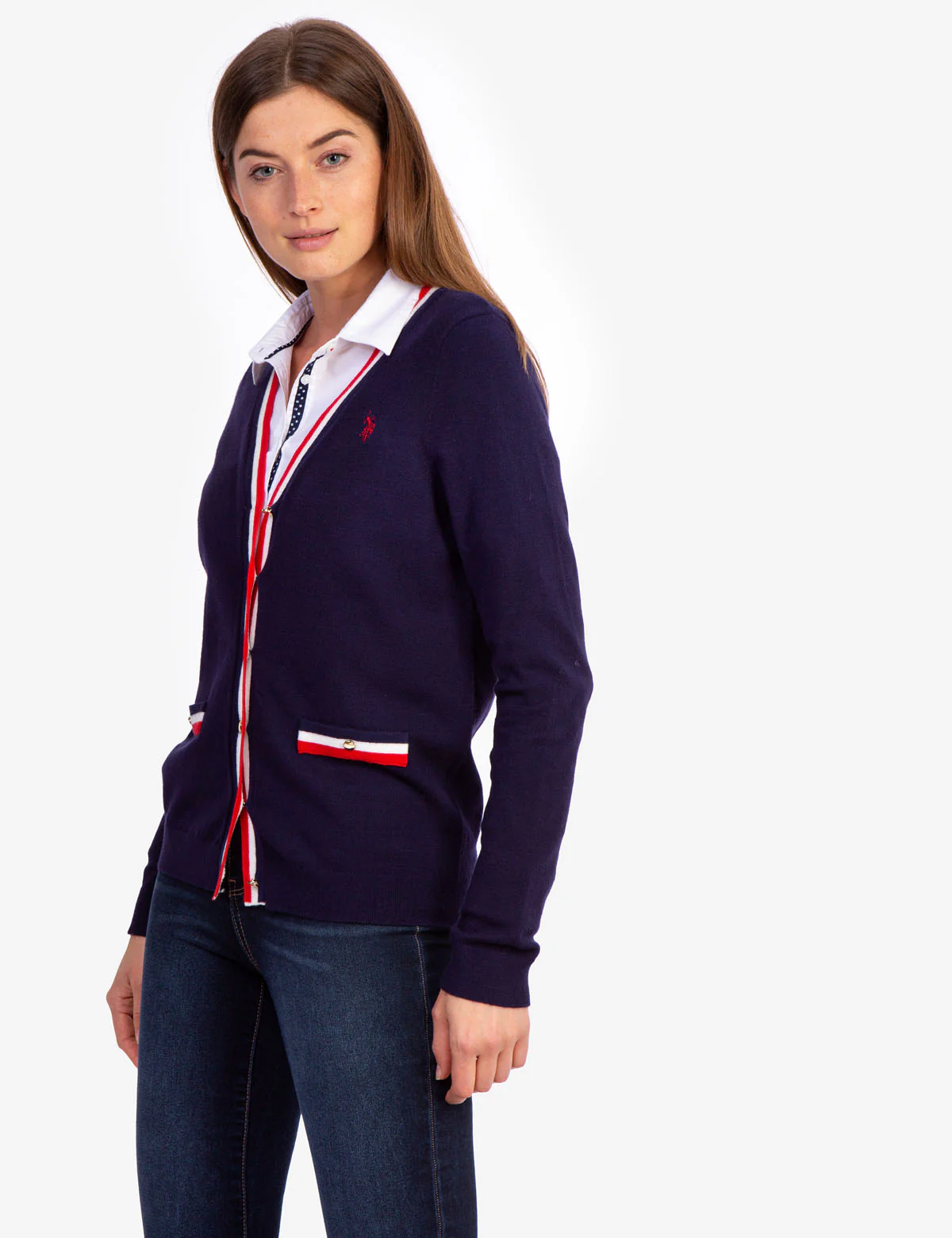 STRIPED RIB KNIT CARDIGAN - Image 3