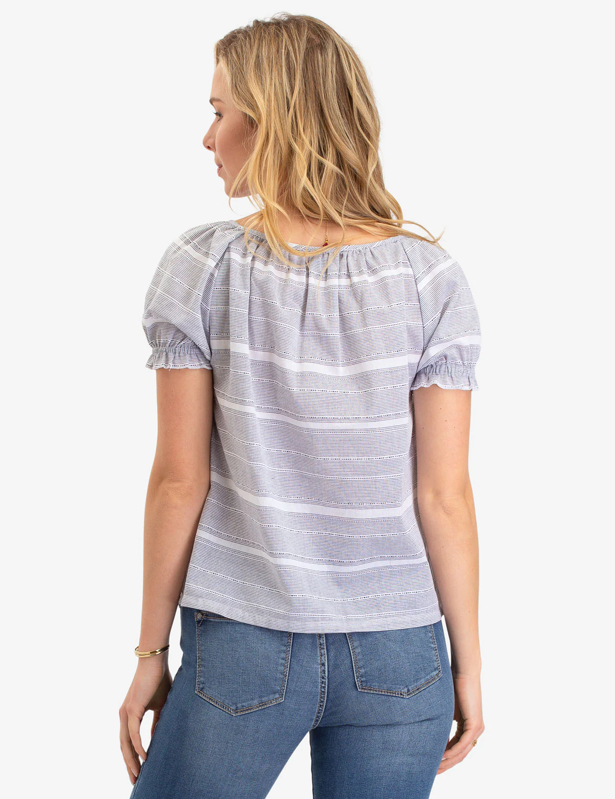 STRIPED SHORT SLEEVE SHIRT - Image 3