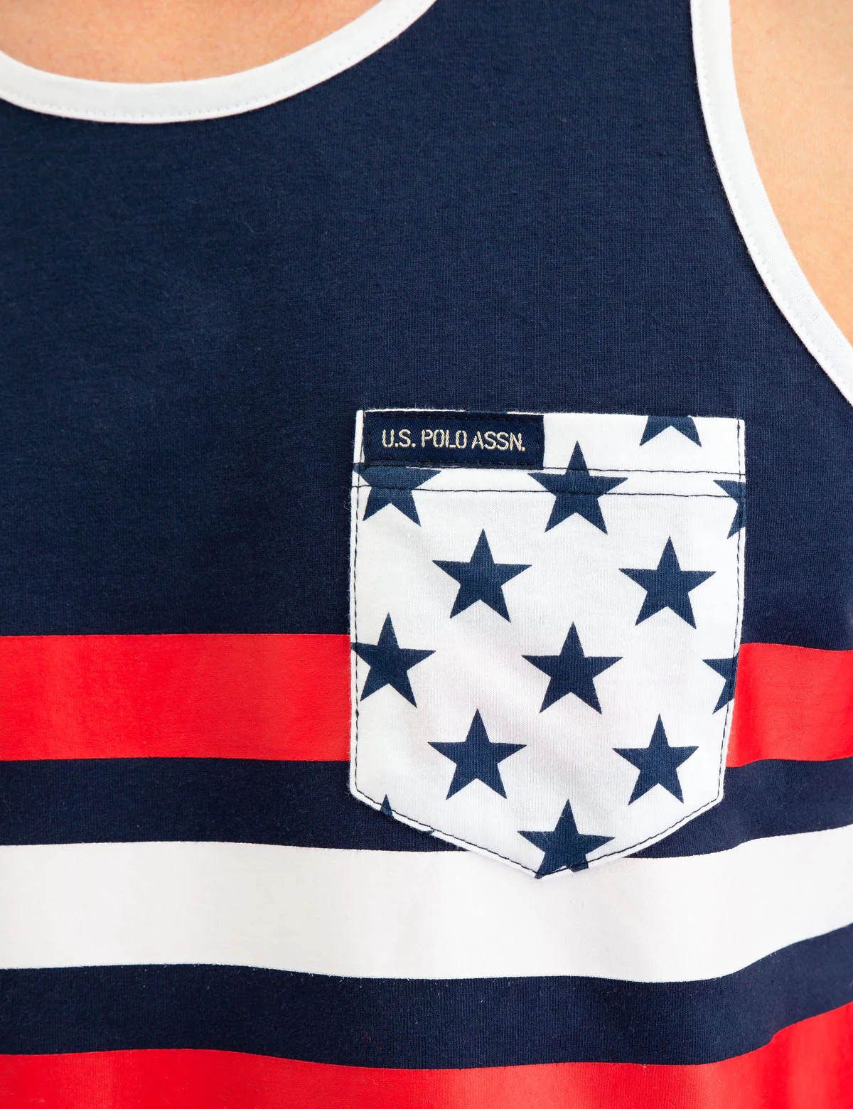 STRIPED STAR POCKET TANK - Image 4