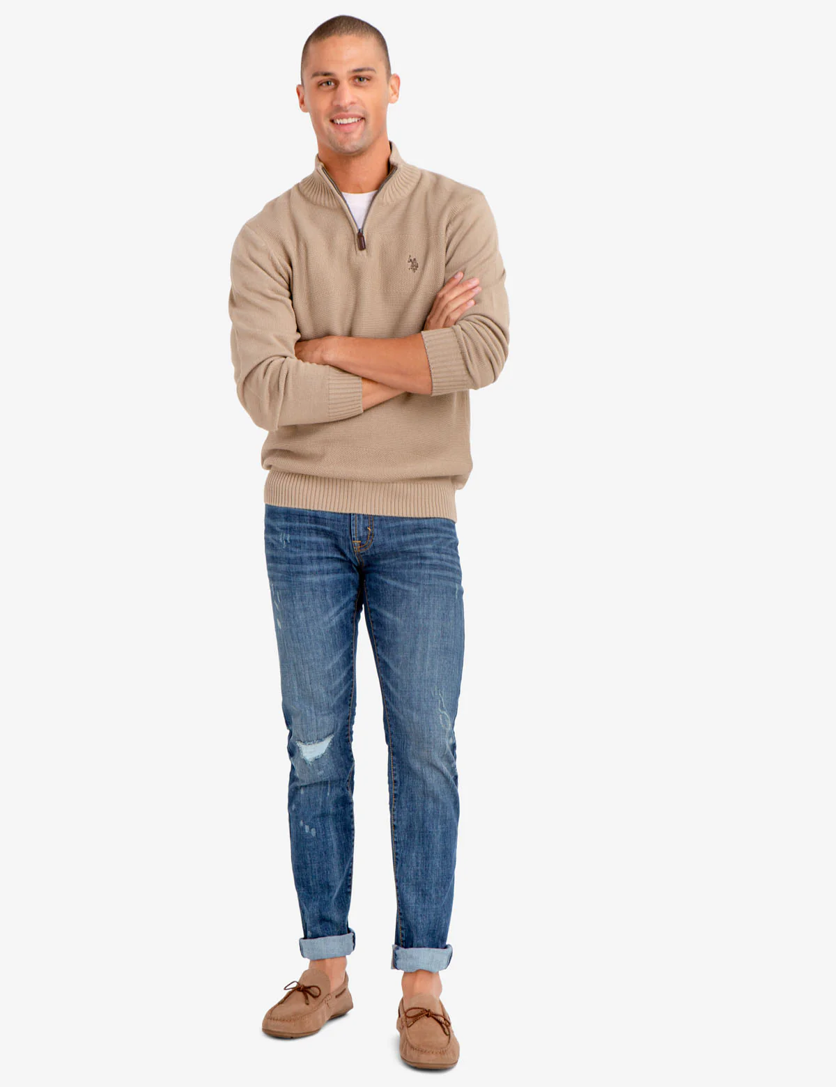 QUARTER ZIP SWEATER - Image 2