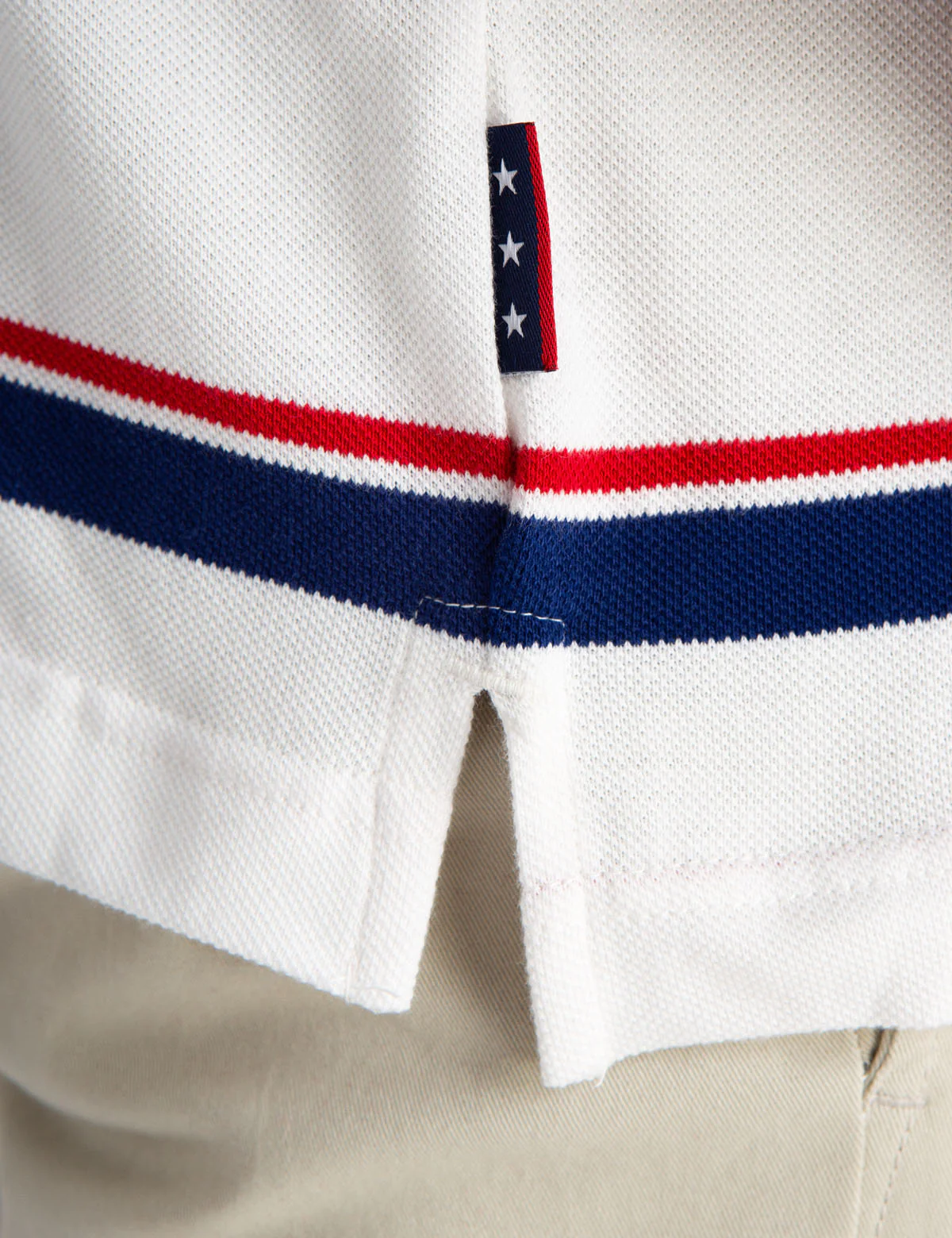 STRIPED TWILL POLO SHIRT - Image 10