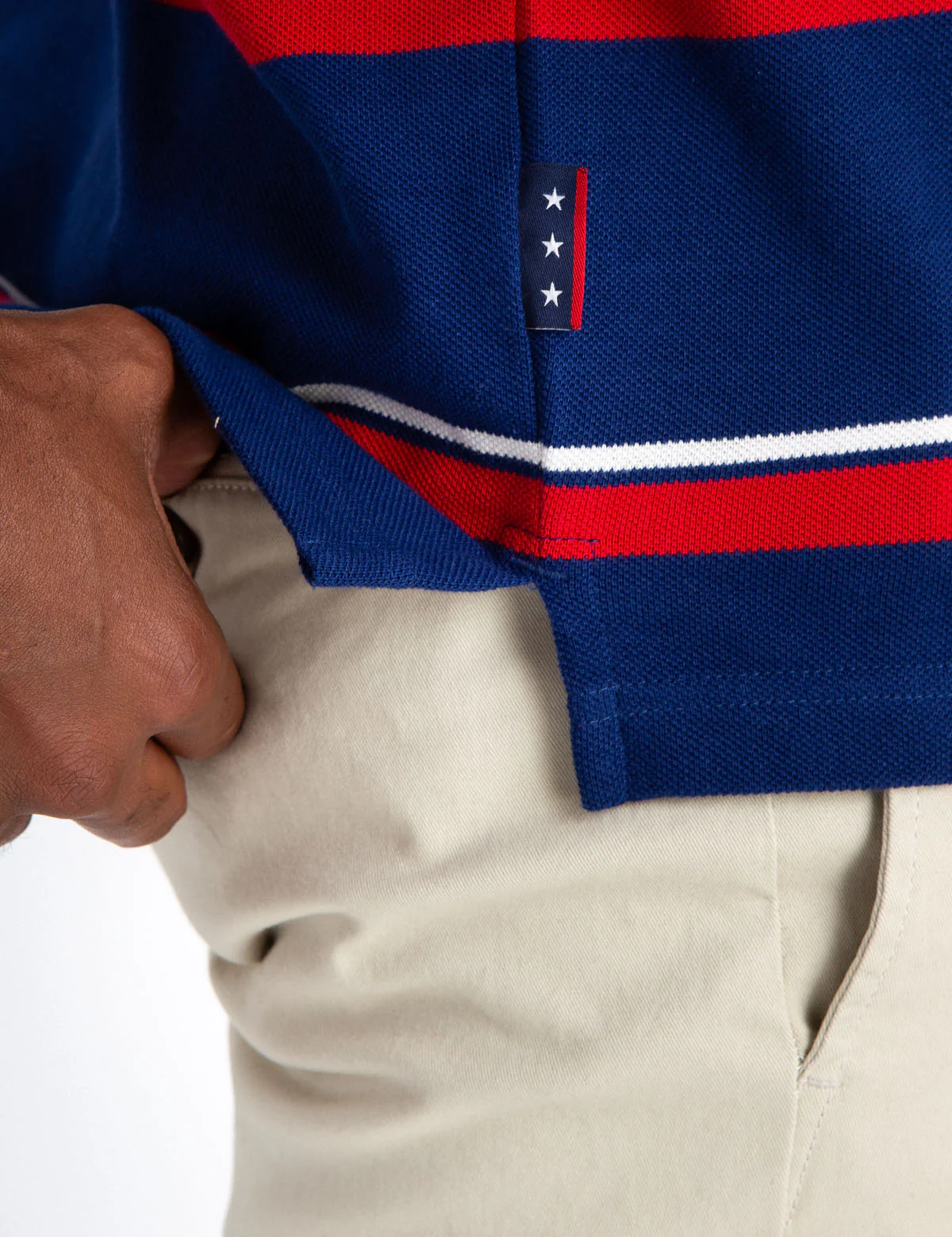 STRIPED TWILL POLO SHIRT - Image 5