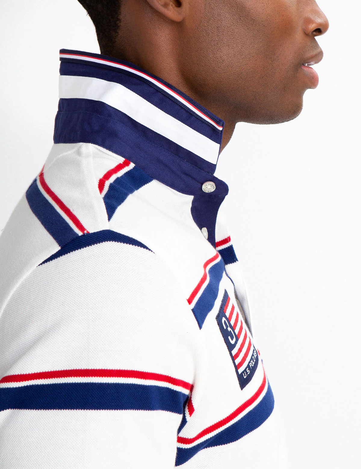STRIPED TWILL POLO SHIRT - Image 9