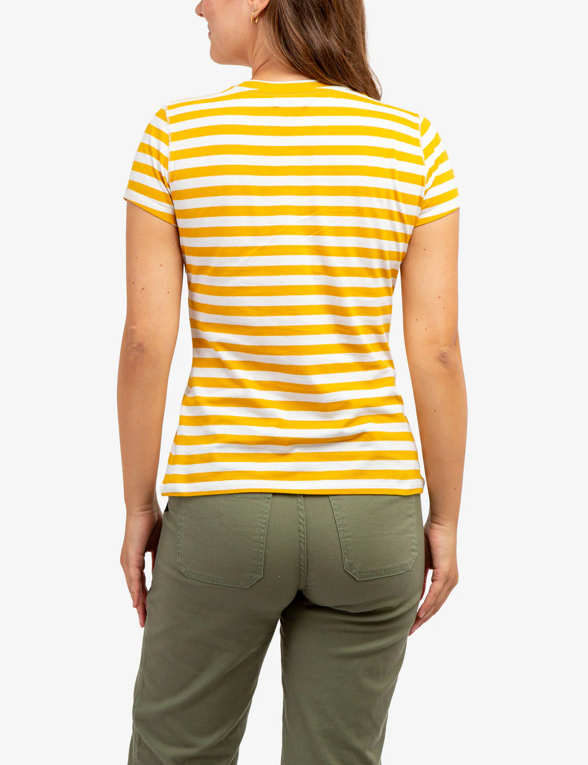 STRIPED V-NECK T-SHIRT - Image 13
