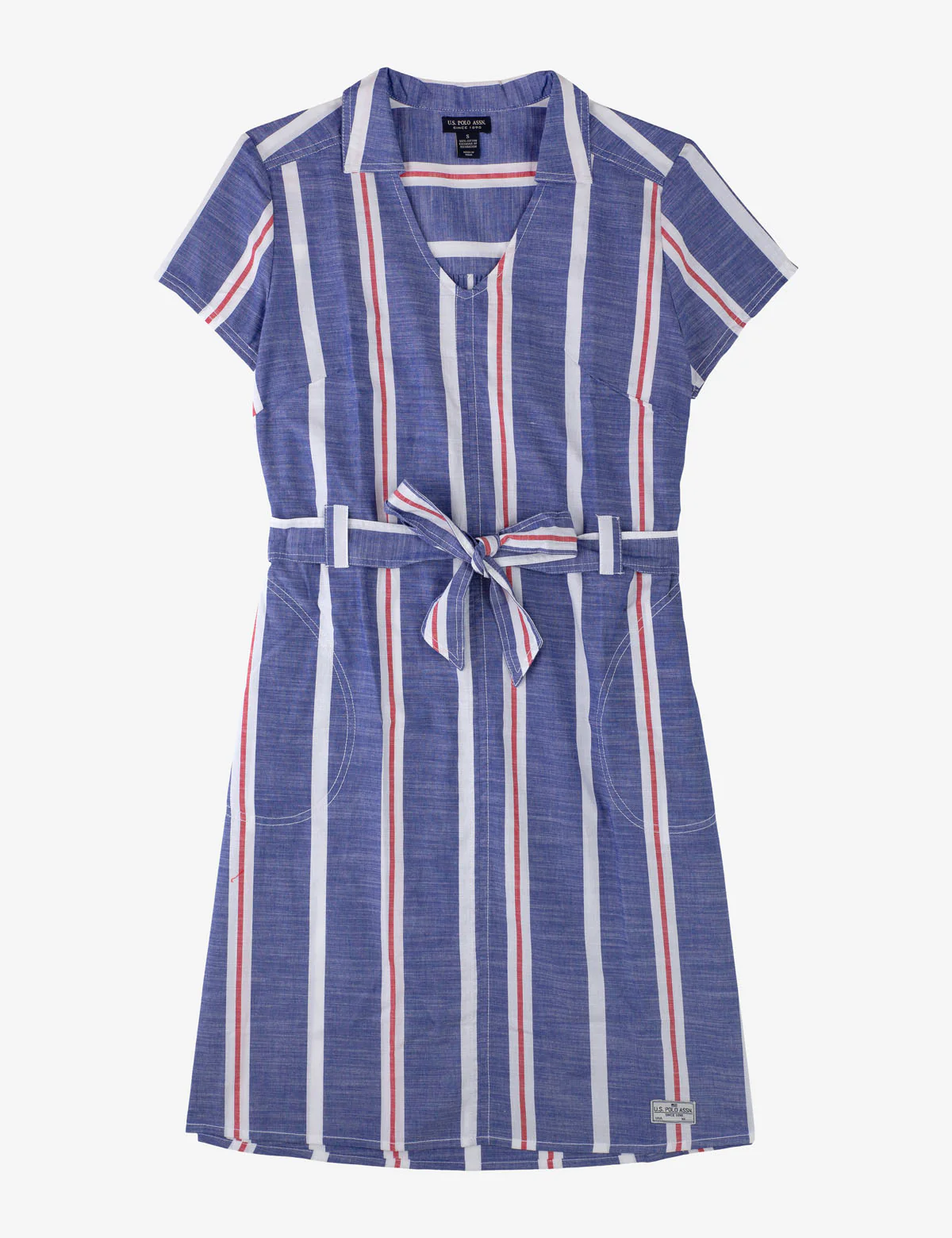 STRIPED YARN DYE DRESS