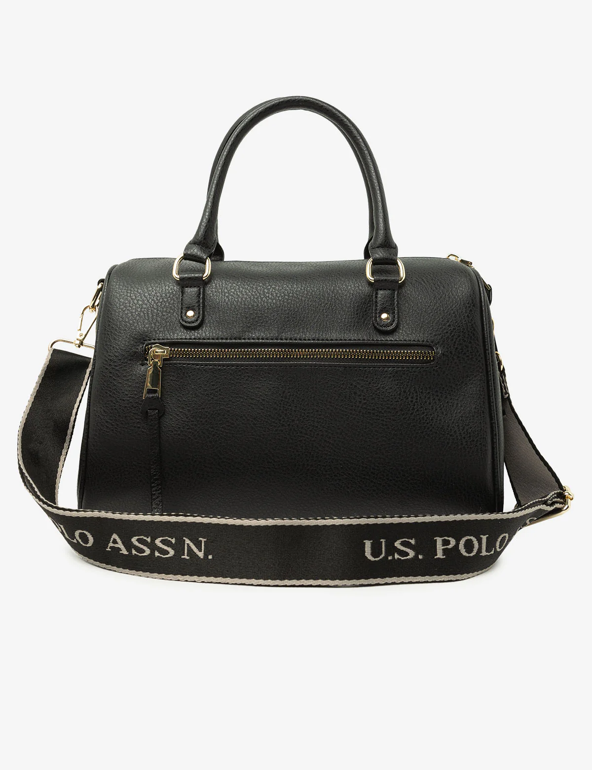 STUDDED SATCHEL WITH CROSSBODY STRAP - Image 4