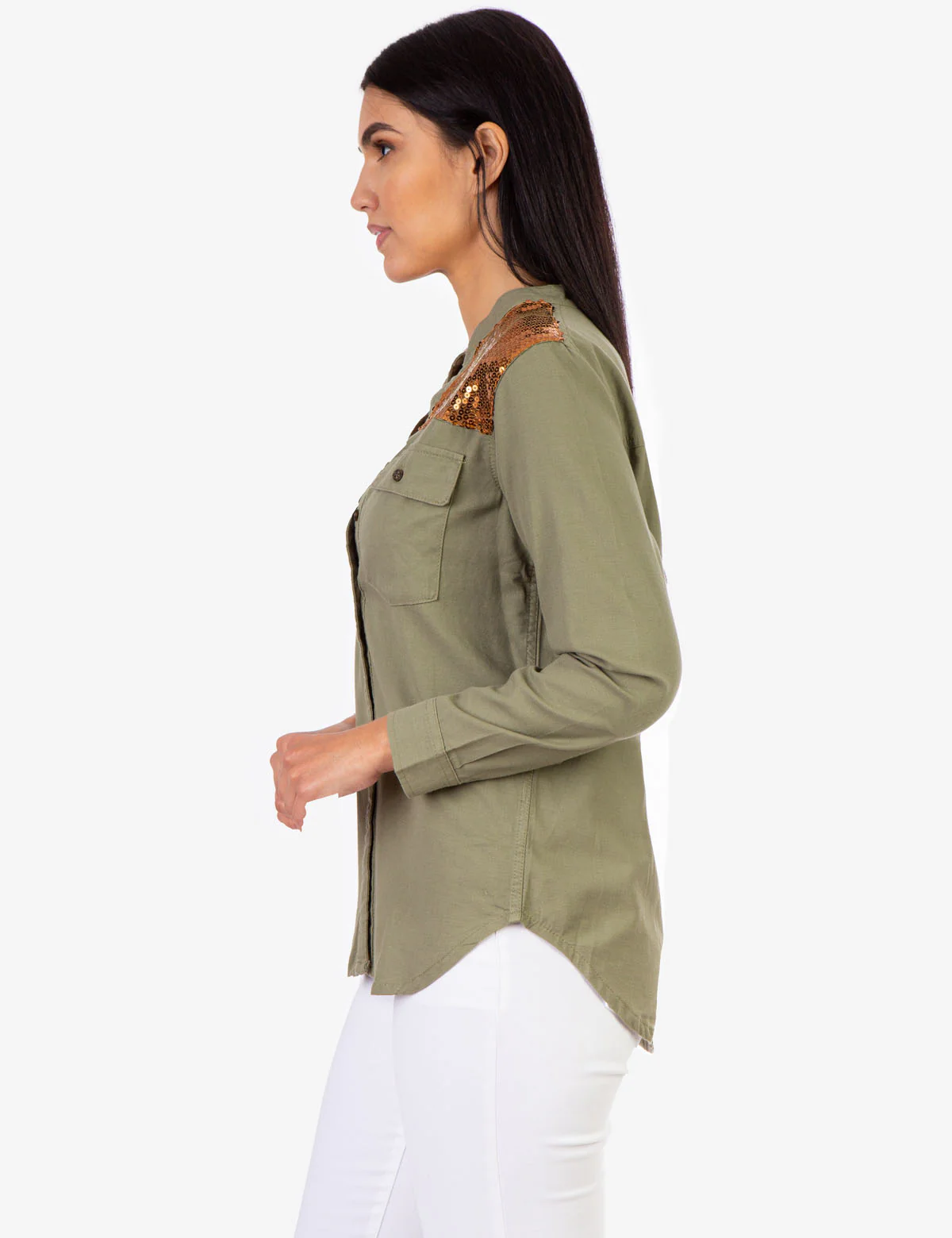 SEQUIN UTILITY SHIRT - Image 3