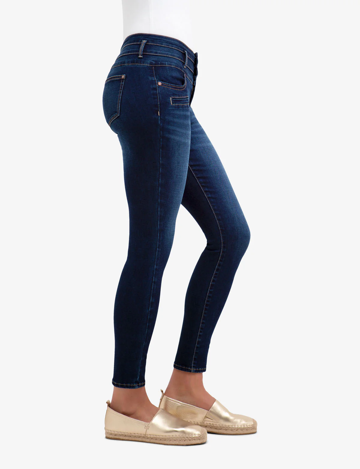 REPREVE® HIGH RISE STRETCH SUPER SKINNY JEANS - Image 3