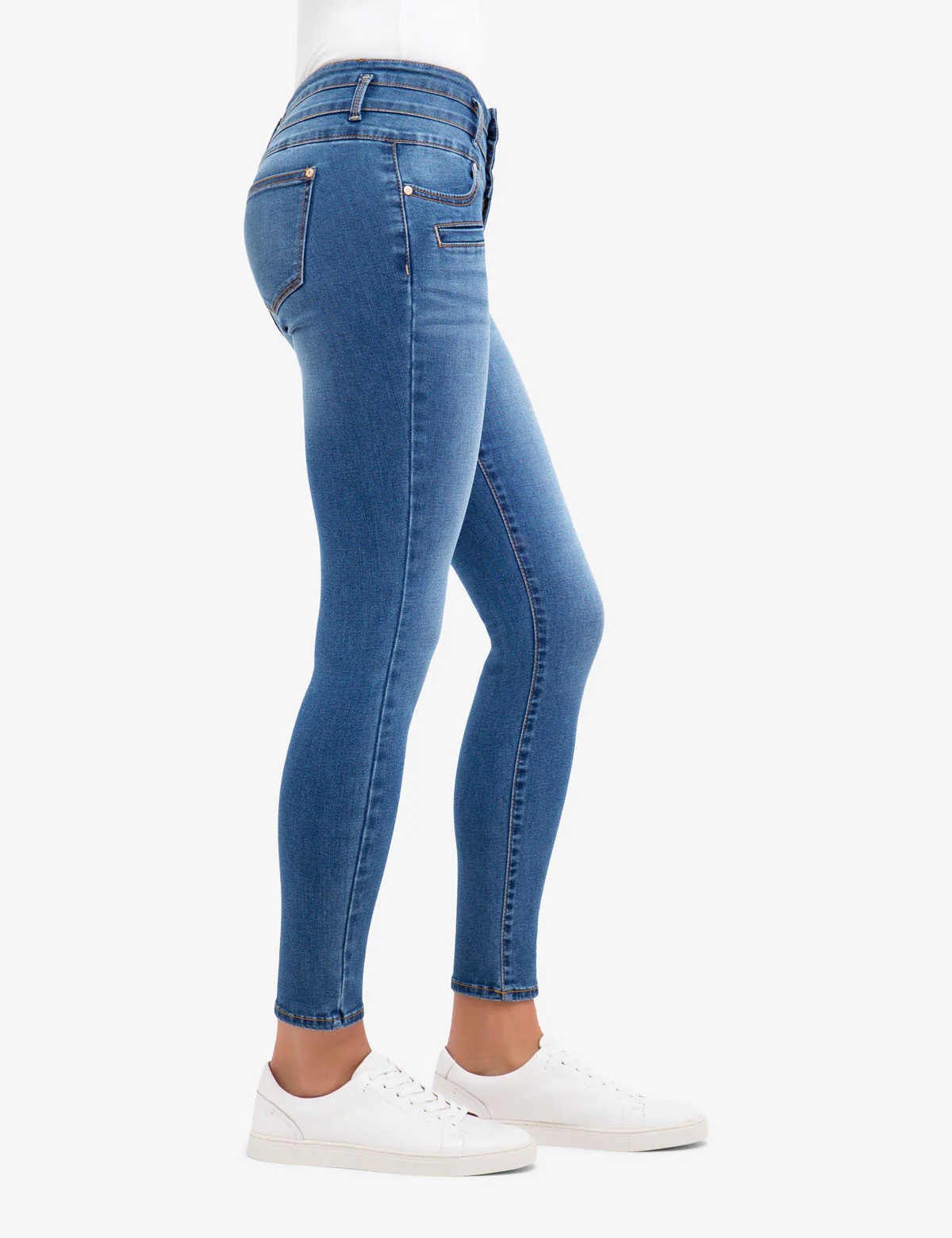REPREVE® HIGH RISE STRETCH SUPER SKINNY JEANS - Image 2