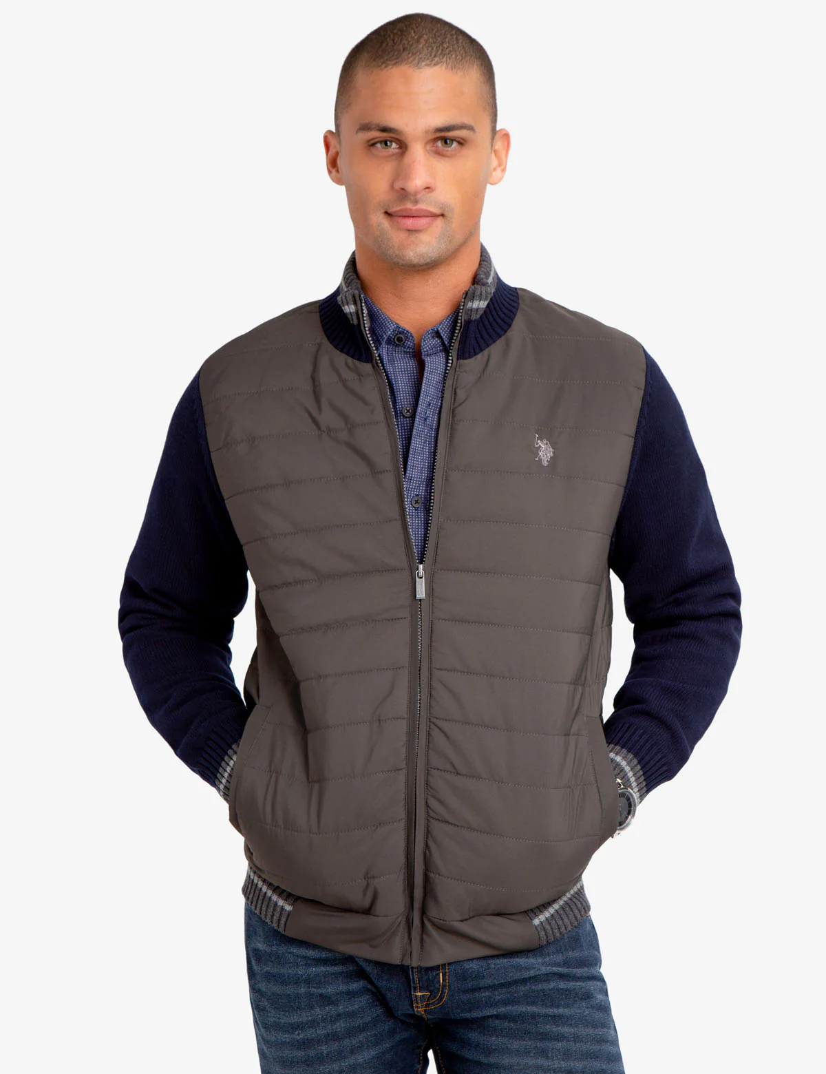 SWEATER BOMBER JACKET