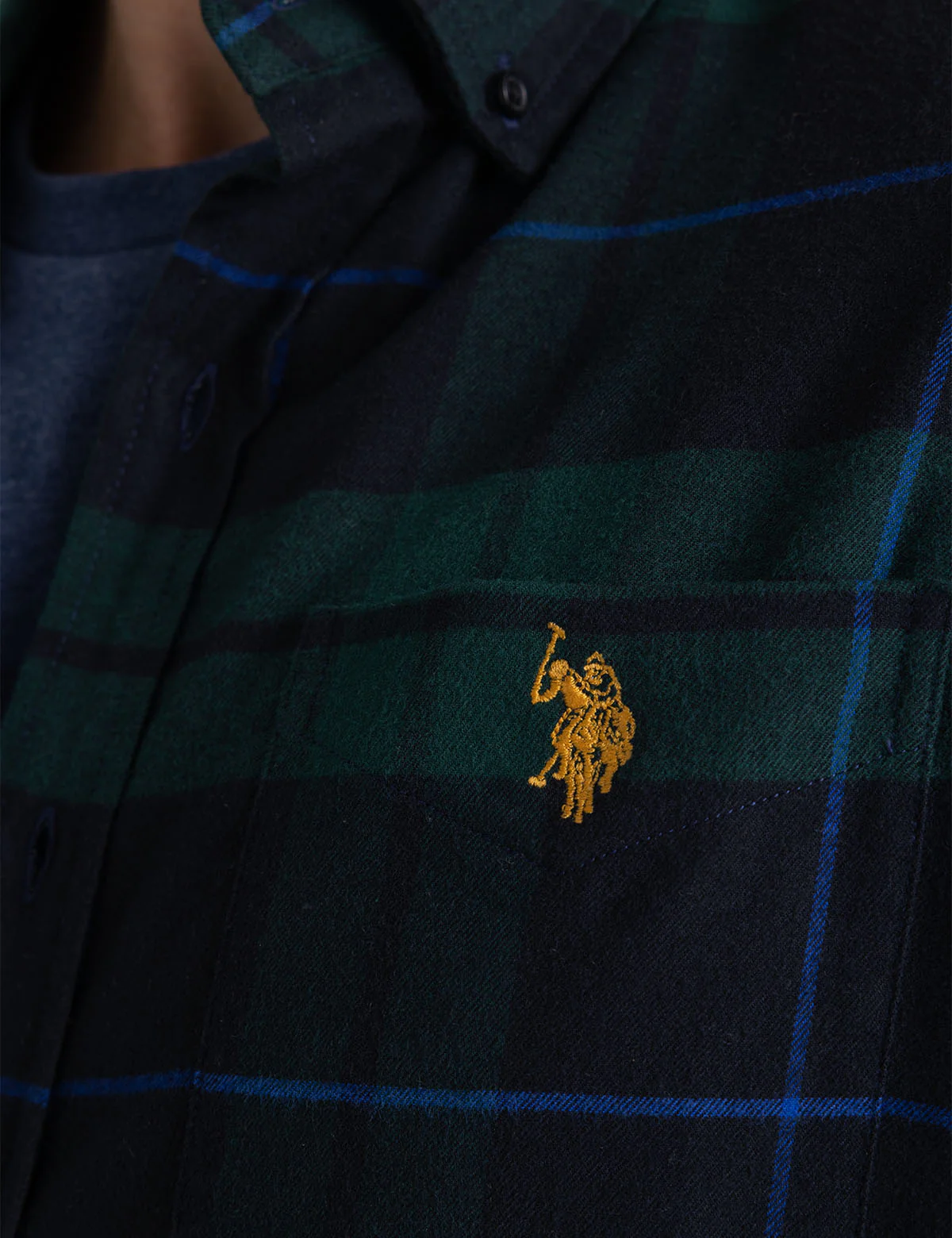 TARTAN PEACHED TWILL LONG SLEEVE SHIRT - Image 6