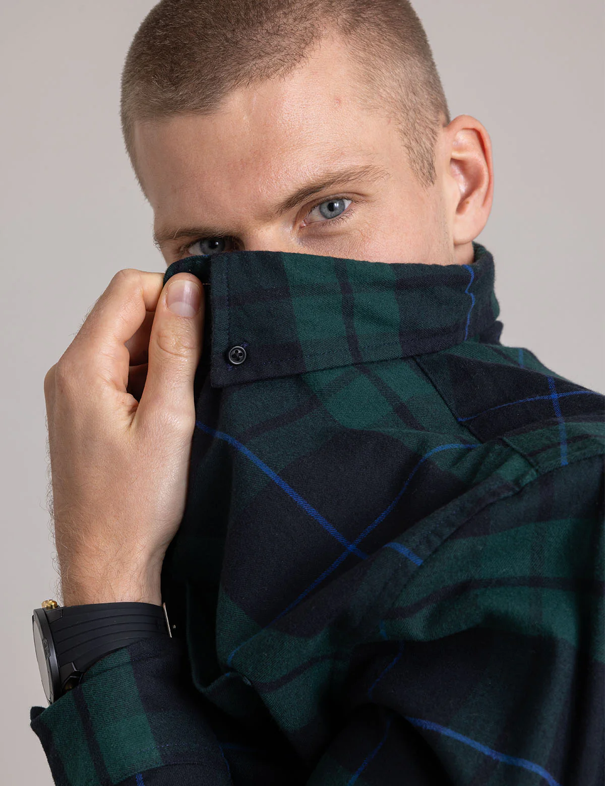TARTAN PEACHED TWILL LONG SLEEVE SHIRT - Image 7