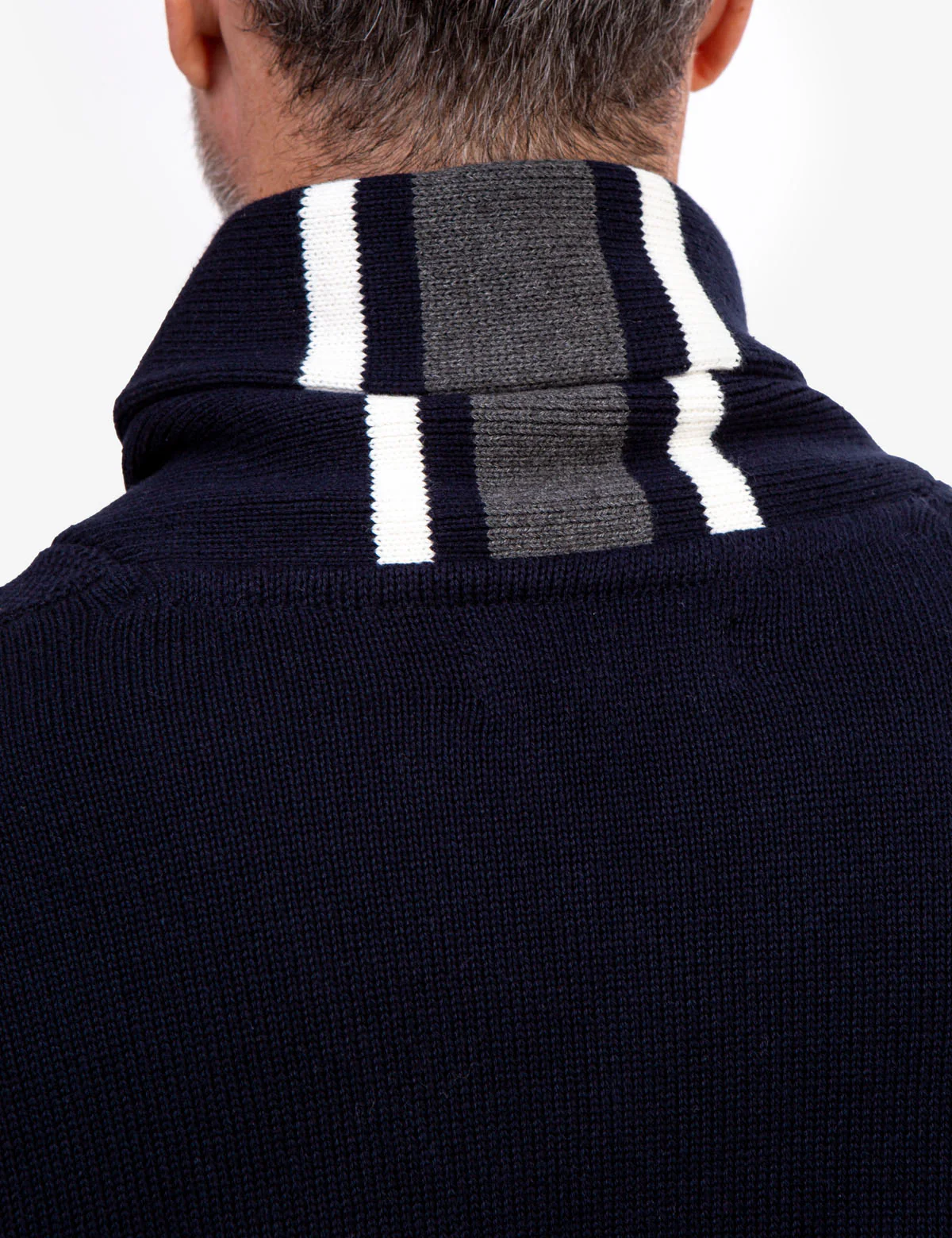 TEXTURED SHAWL PULLOVER SWEATER - Image 4