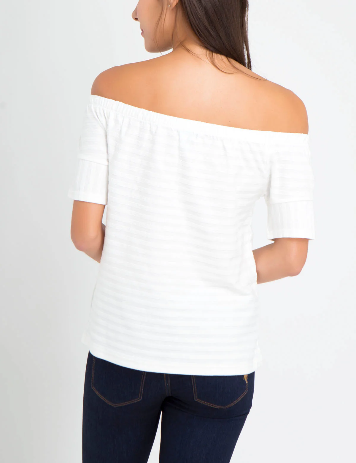 TEXTURED STRIPE BALLET TOP - Image 9