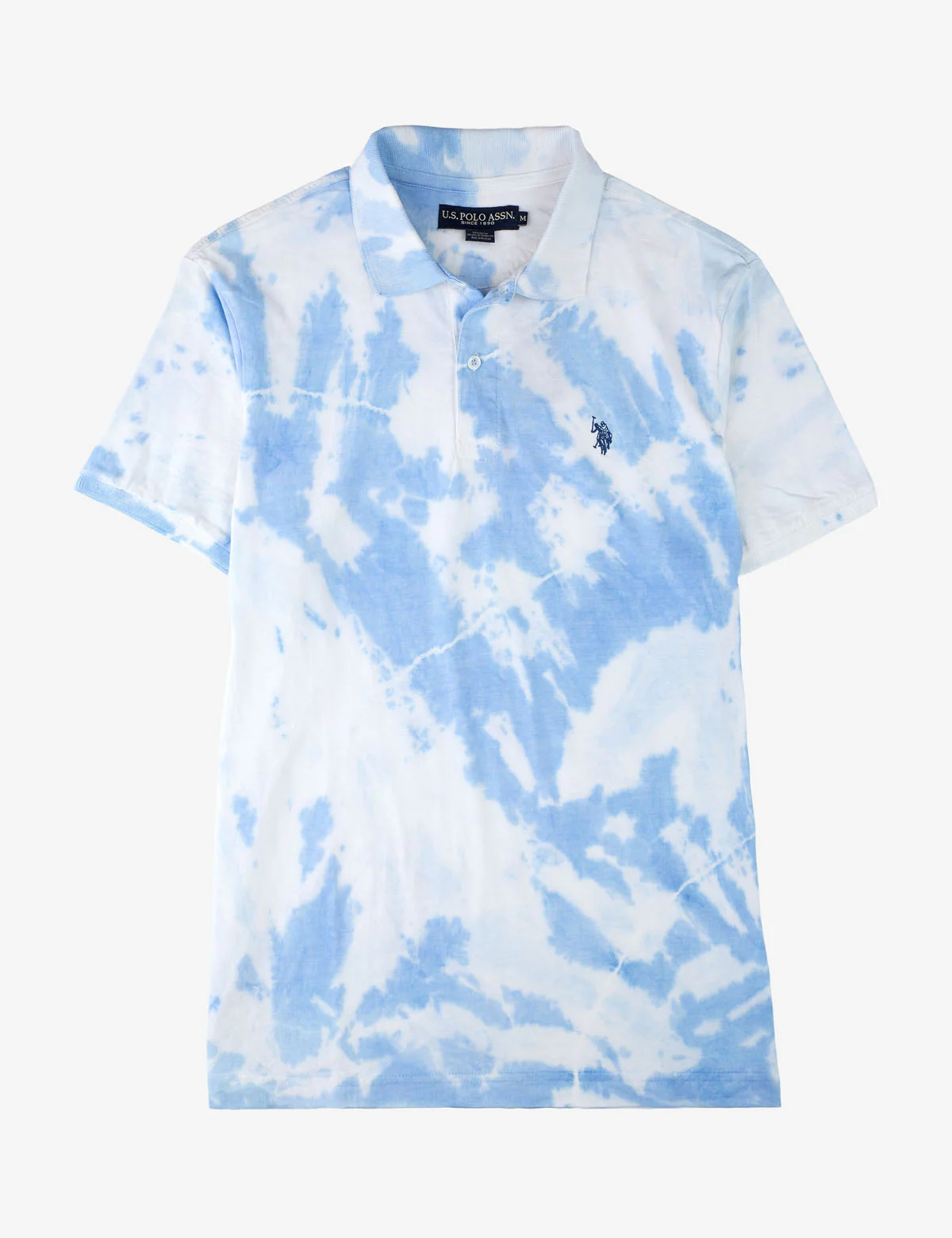 TIE DYE JERSEY POLO SHIRT - Image 2