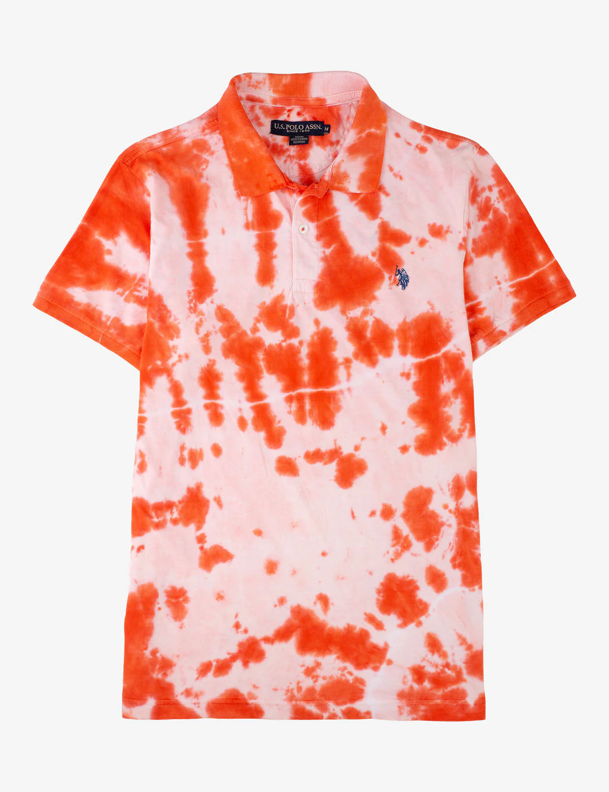 TIE DYE JERSEY POLO SHIRT - Image 3