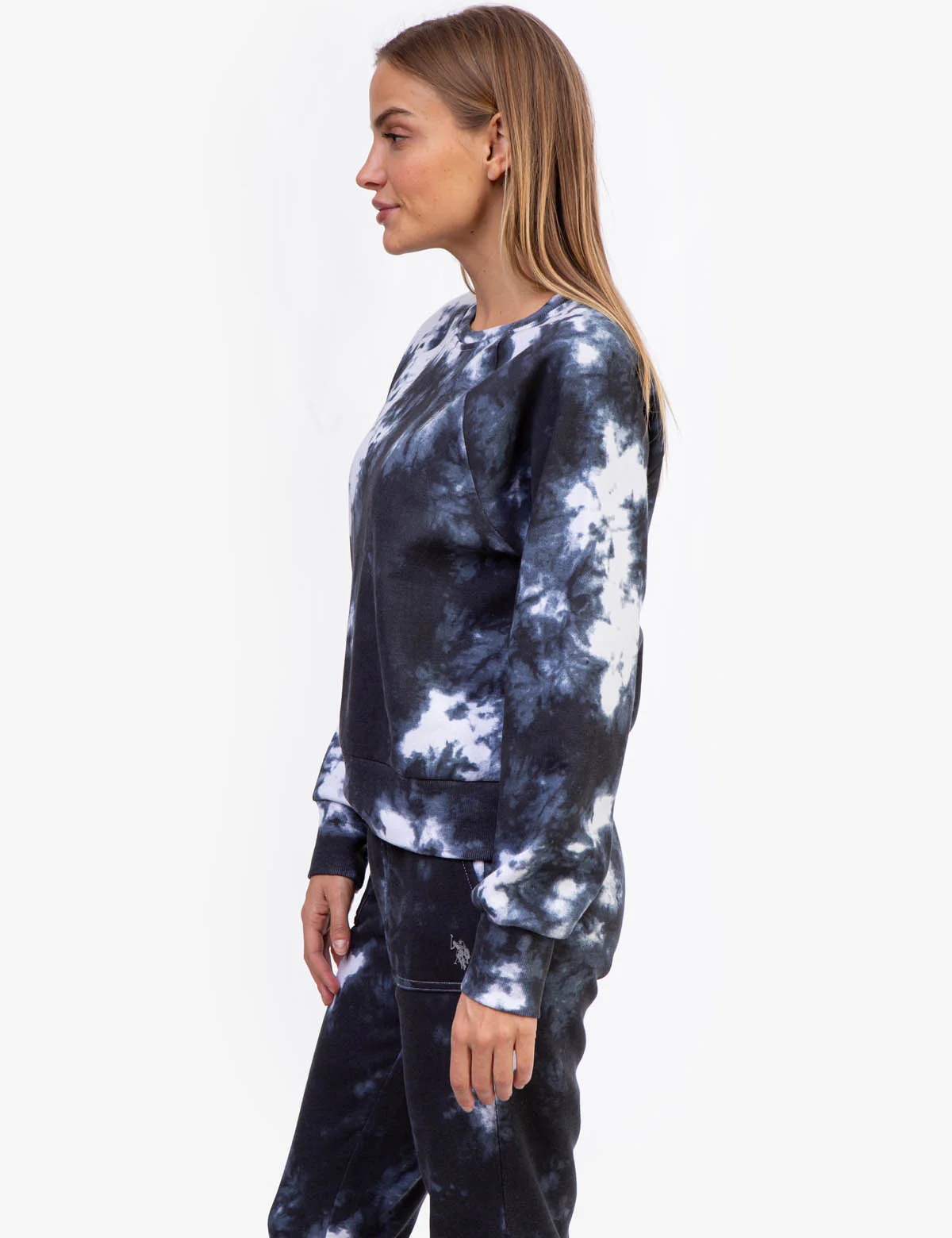 TIE DYE RAGLAN CREW NECK SWEATSHIRT - Image 3