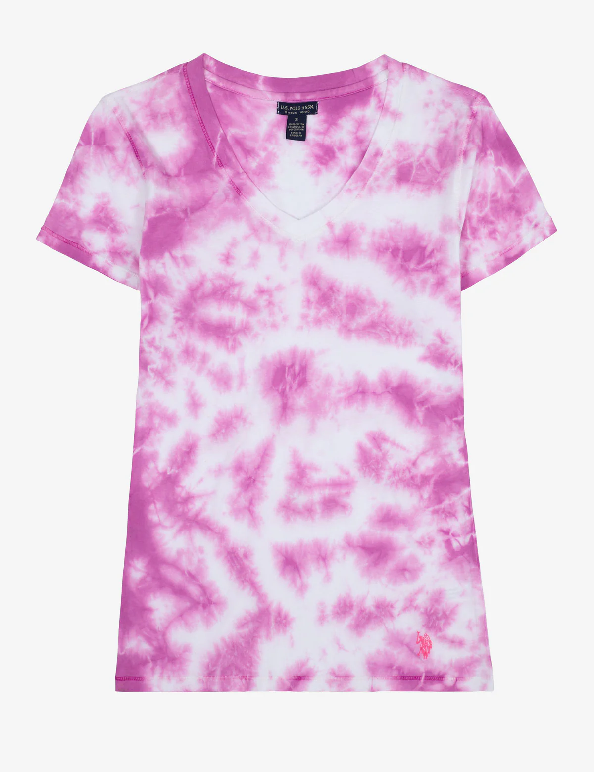TIE DYE V-NECK T-SHIRT - Image 3