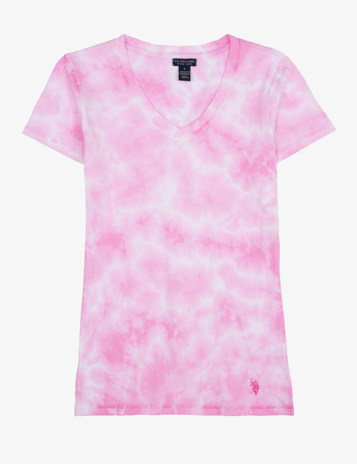 TIE DYE V-NECK T-SHIRT - Image 4
