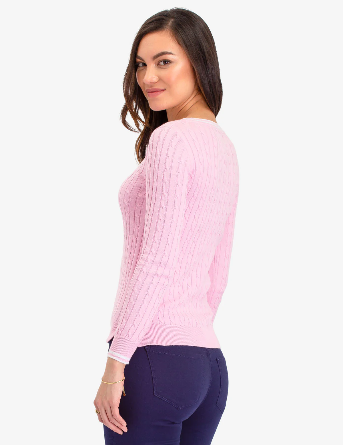 TIPPED CABLE CREW NECK SWEATER - Image 15