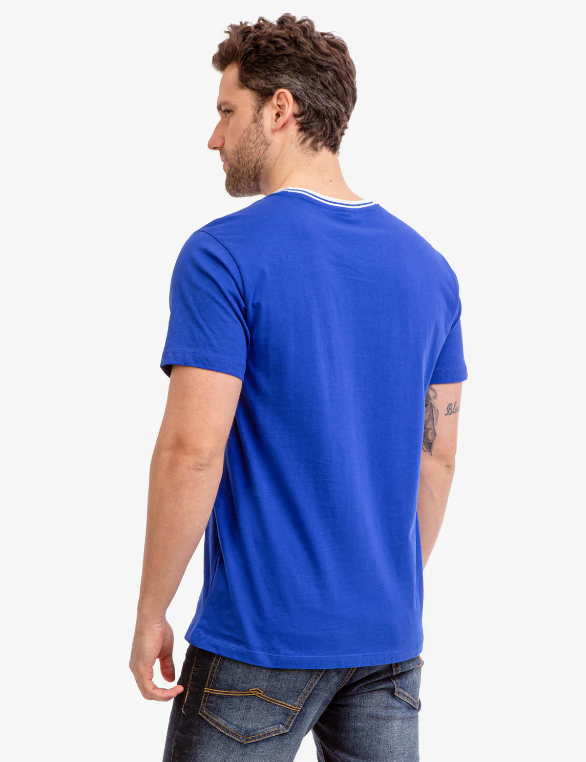 TIPPED CREW NECK COLLAR T-SHIRT - Image 12