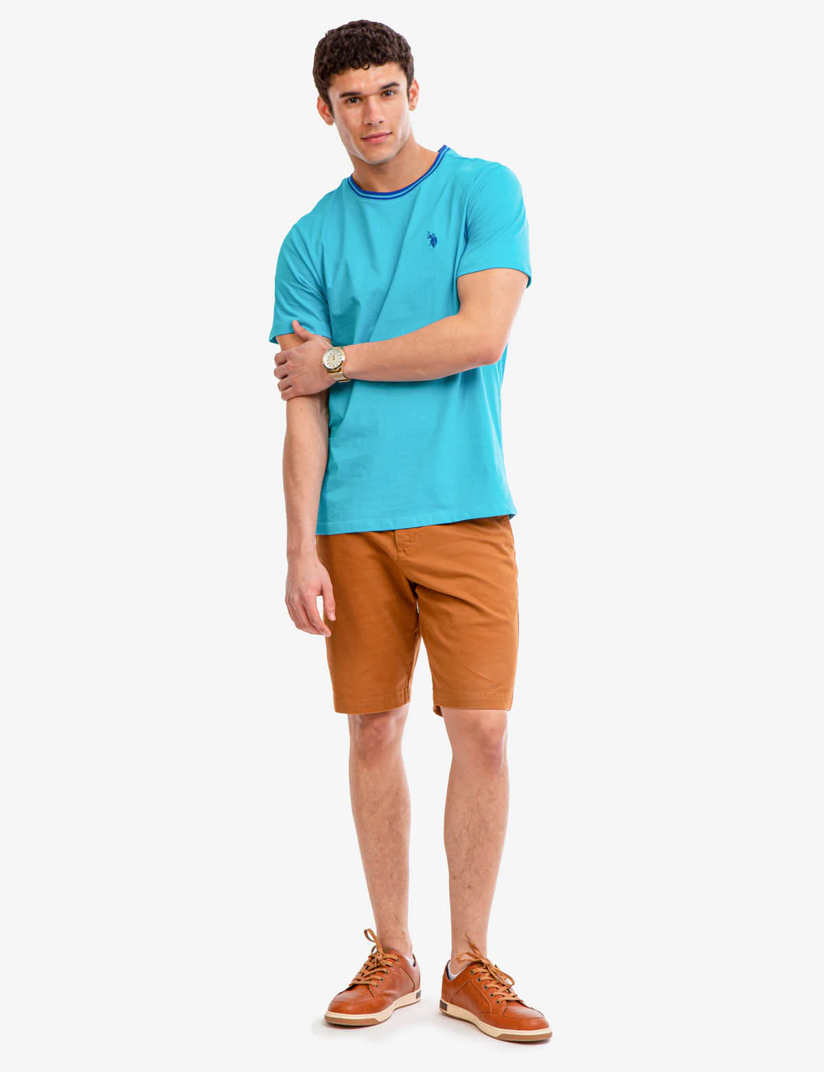 TIPPED CREW NECK COLLAR T-SHIRT - Image 15