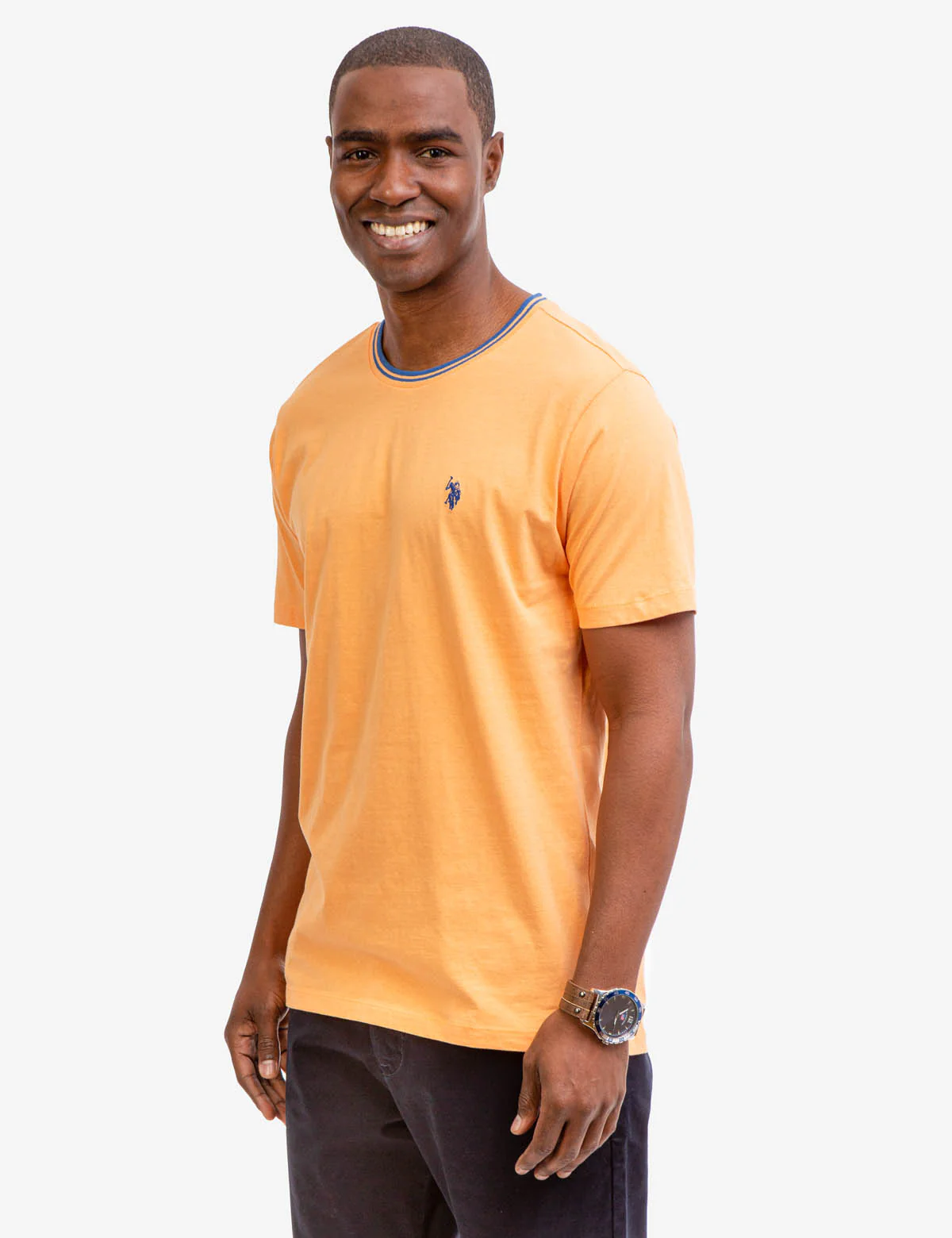 TIPPED CREW NECK COLLAR T-SHIRT - Image 20