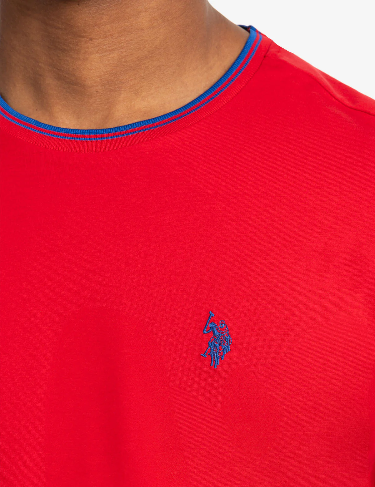 TIPPED CREW NECK COLLAR T-SHIRT - Image 11