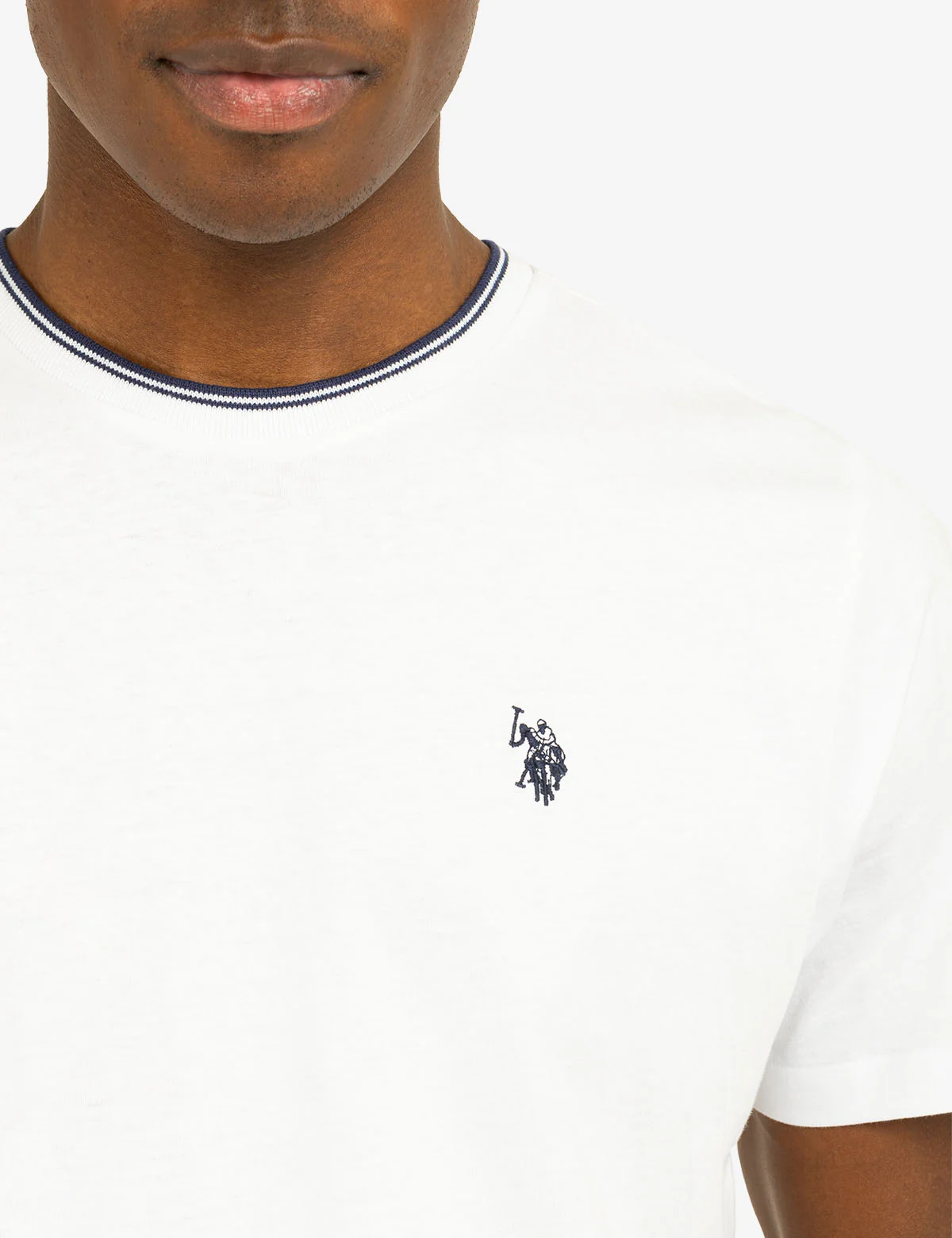 TIPPED CREW NECK COLLAR T-SHIRT - Image 14