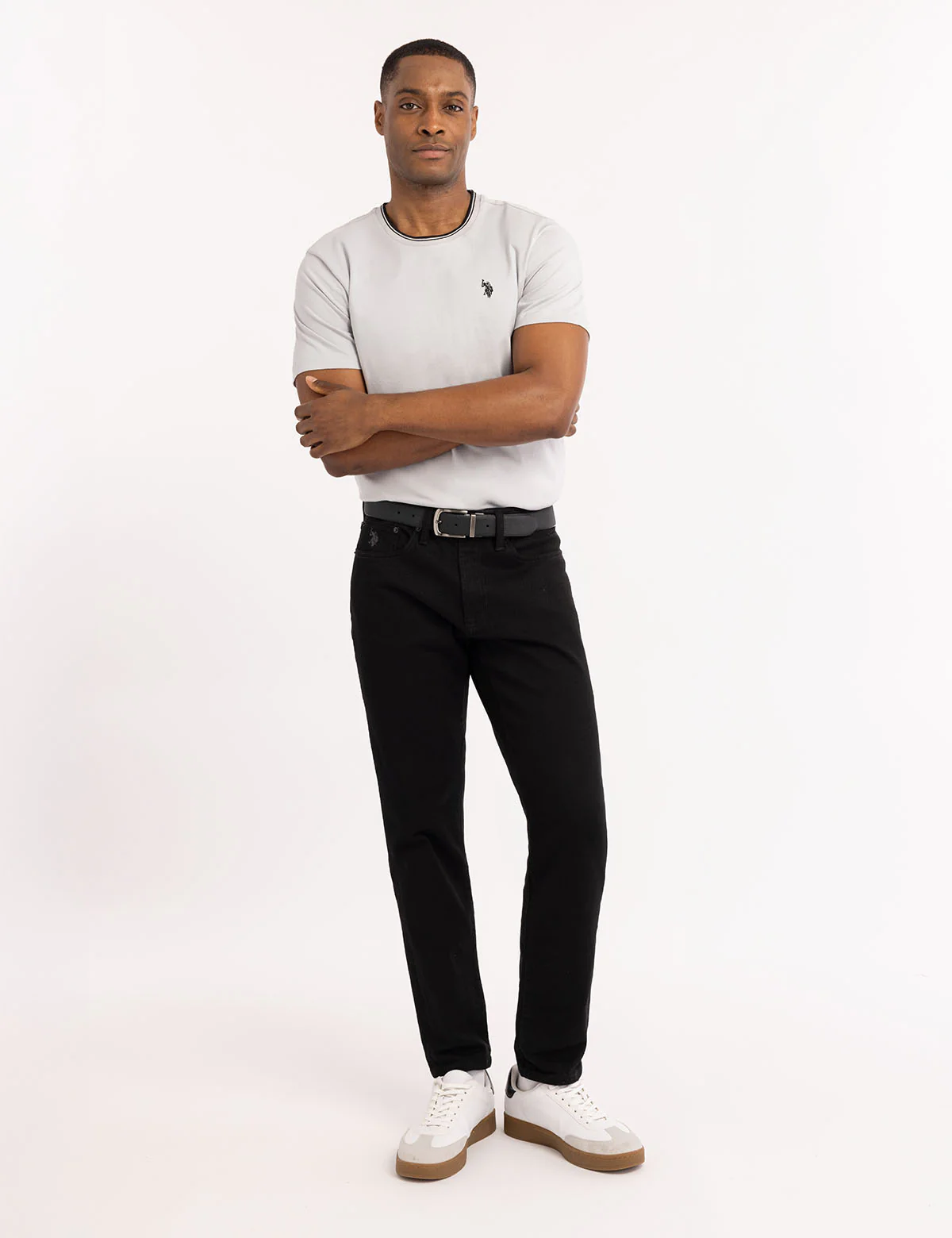 TIPPED CREW NECK COLLAR T-SHIRT - Image 21