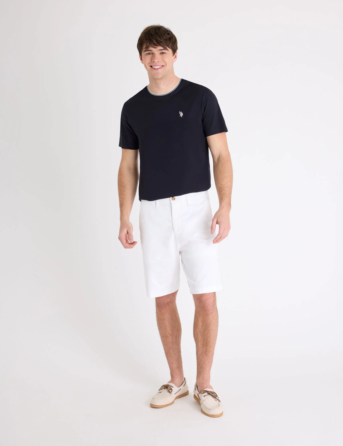 TIPPED CREW NECK COLLAR T-SHIRT - Image 3