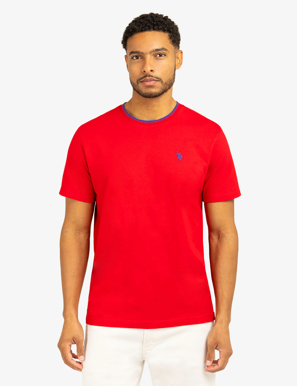 TIPPED CREW NECK COLLAR T-SHIRT - Image 6