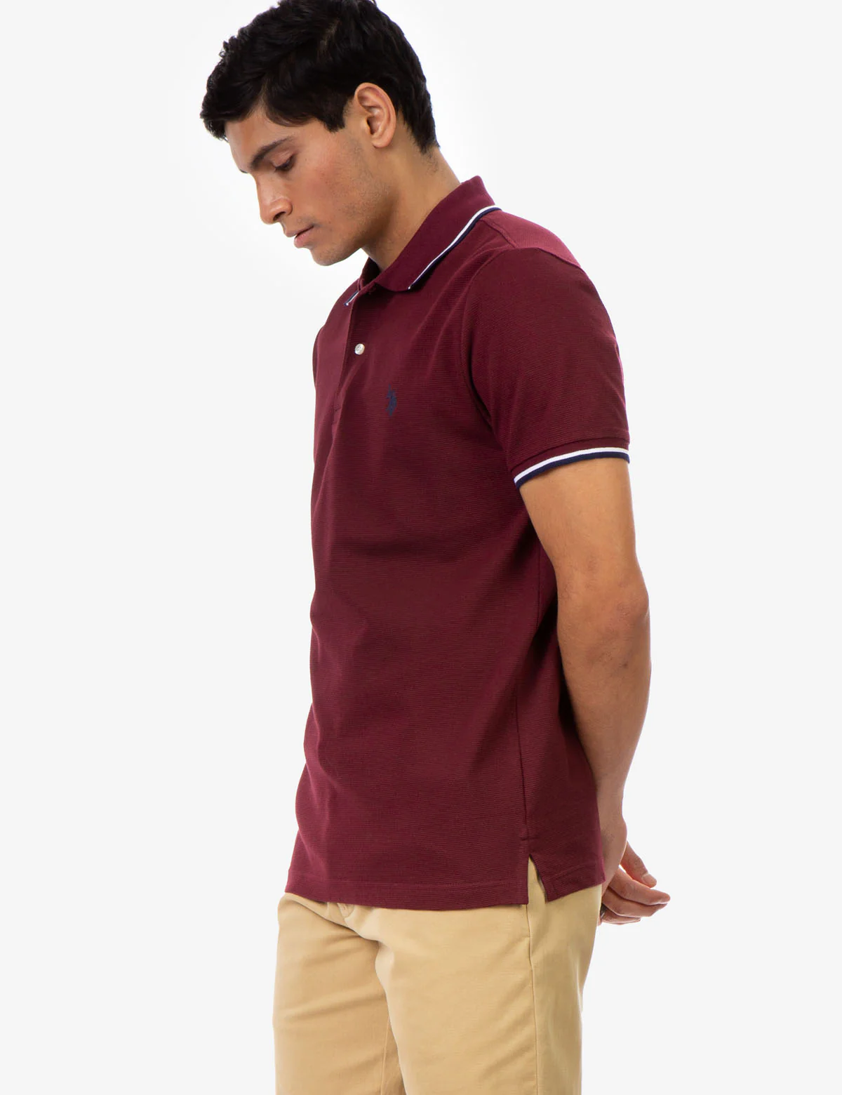 TIPPED OTTOMAN PIQUE POLO SHIRT - Image 3