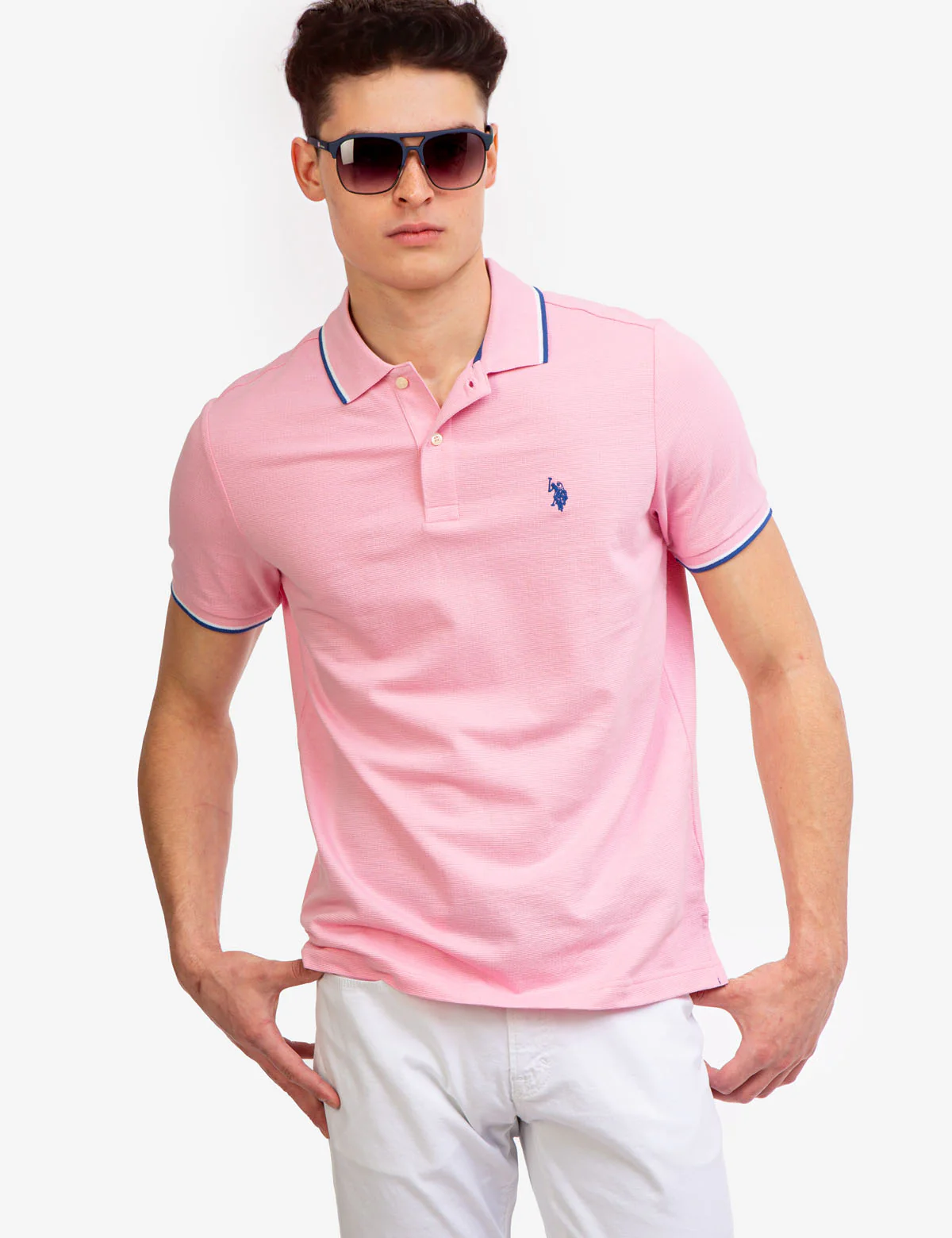 TIPPED OTTOMAN PIQUE POLO SHIRT - Image 16