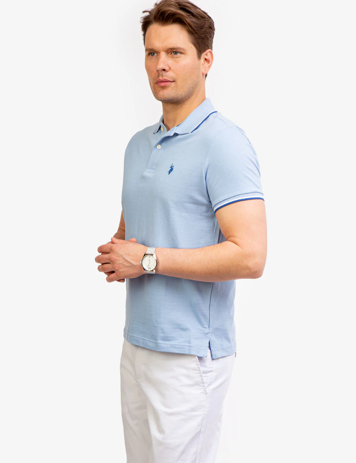 TIPPED OTTOMAN PIQUE POLO SHIRT - Image 4