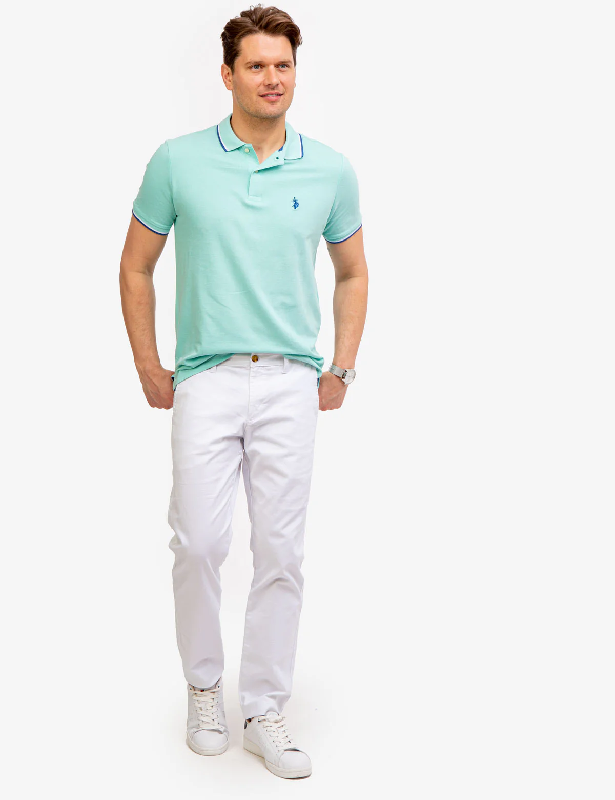 TIPPED OTTOMAN PIQUE POLO SHIRT - Image 7