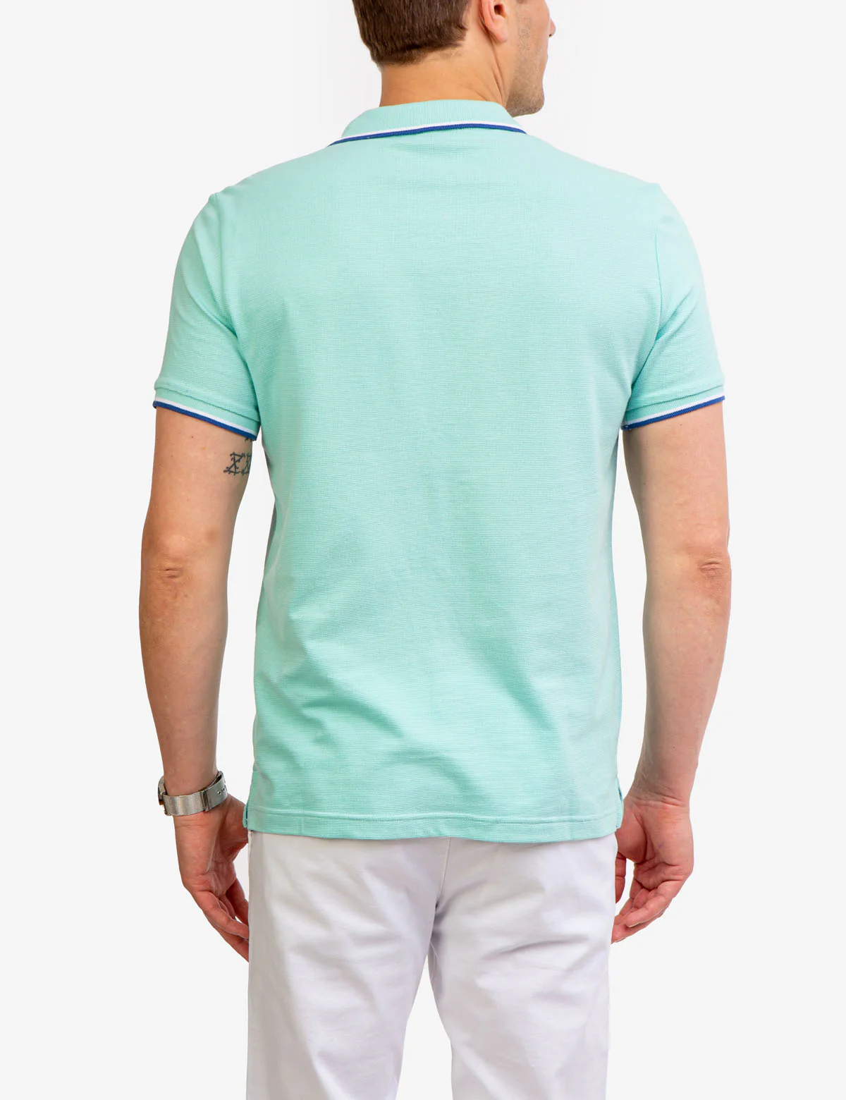 TIPPED OTTOMAN PIQUE POLO SHIRT - Image 9