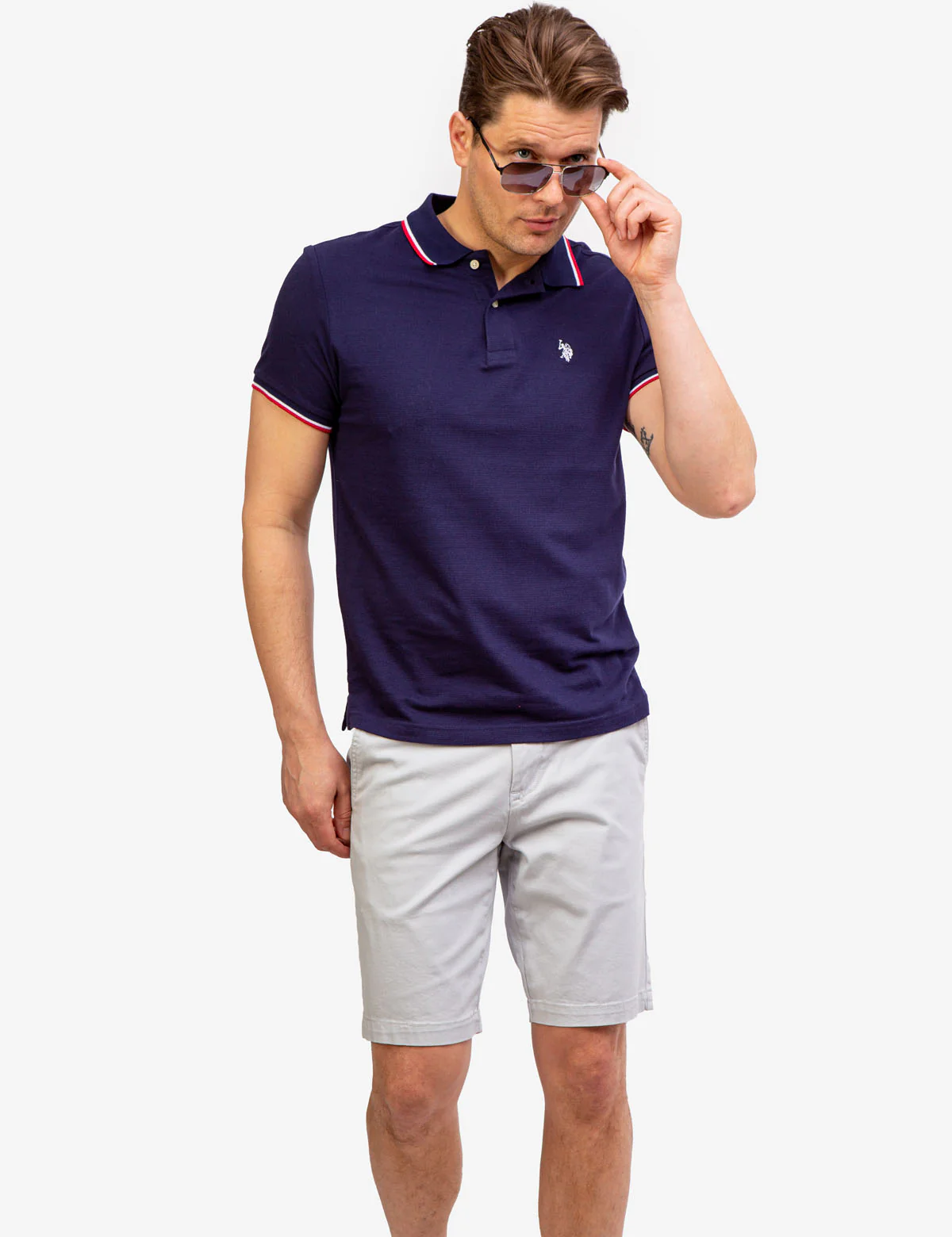 TIPPED OTTOMAN PIQUE POLO SHIRT - Image 6
