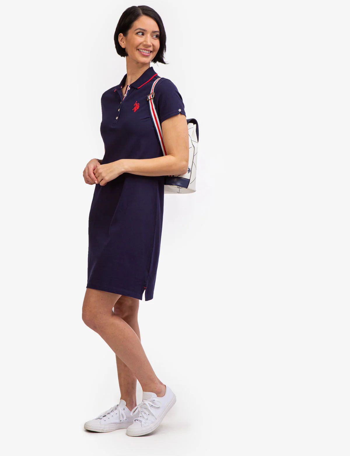 TIPPED POLO DRESS - Image 15