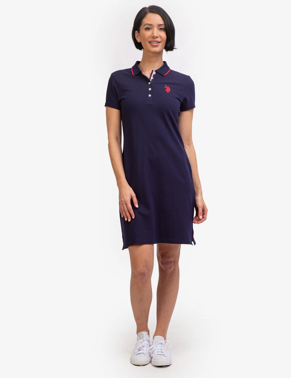 TIPPED POLO DRESS - Image 16