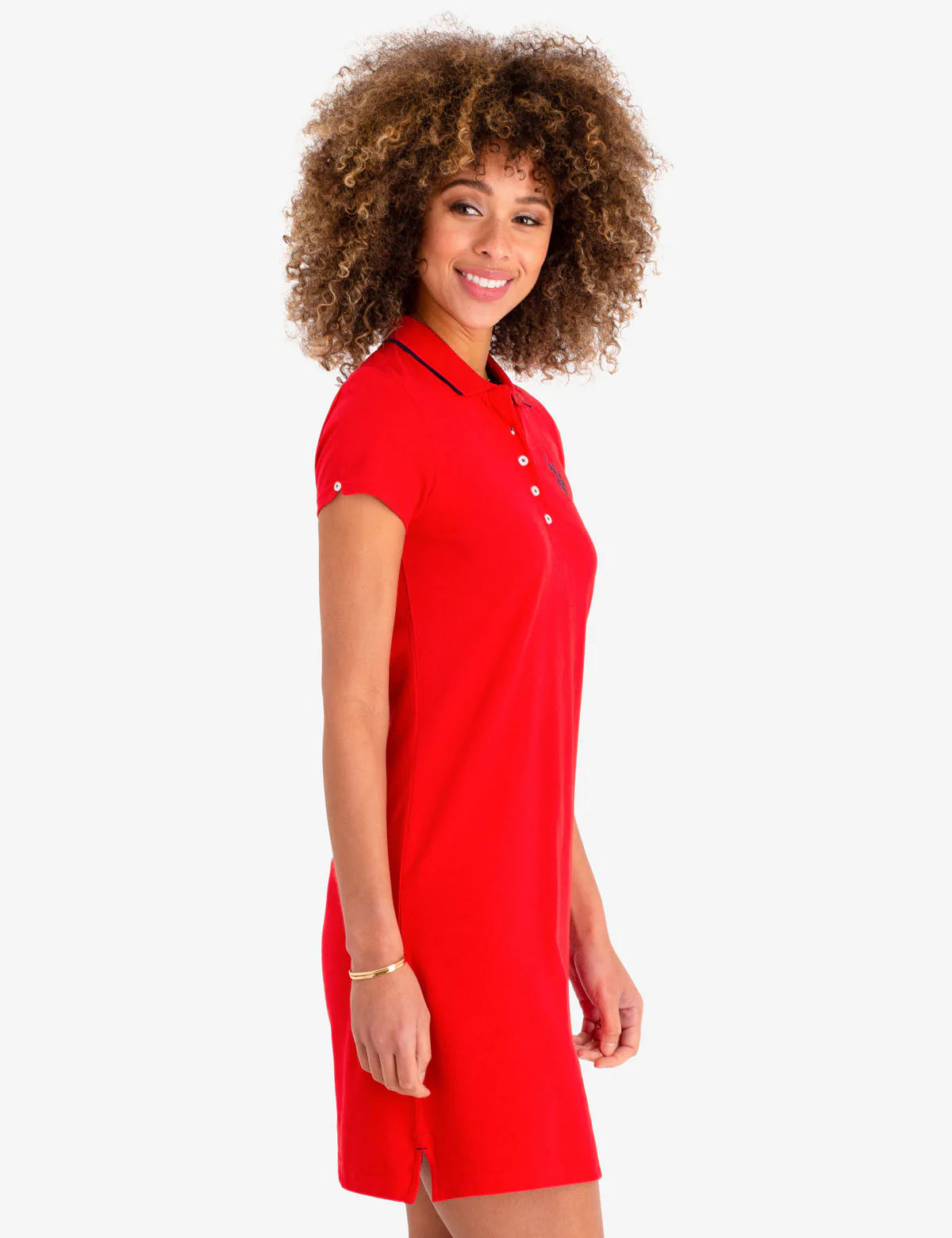 TIPPED POLO DRESS - Image 21