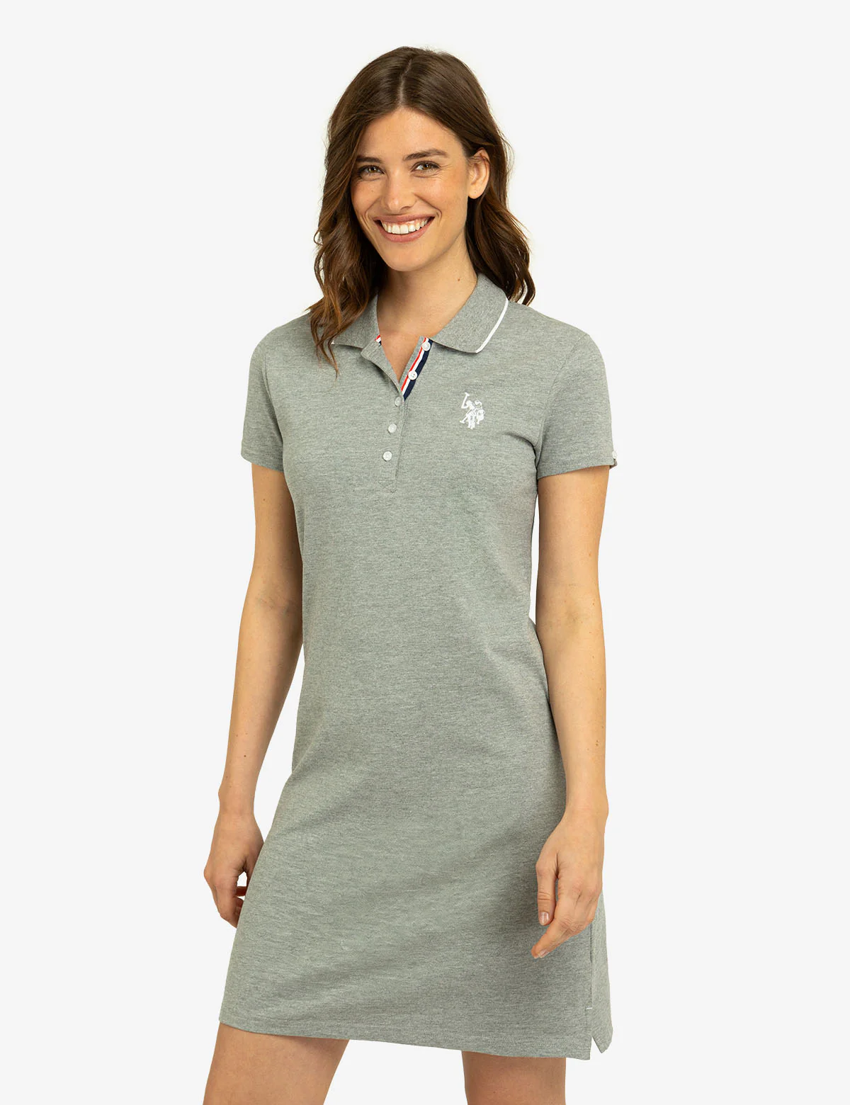 TIPPED POLO DRESS - Image 5