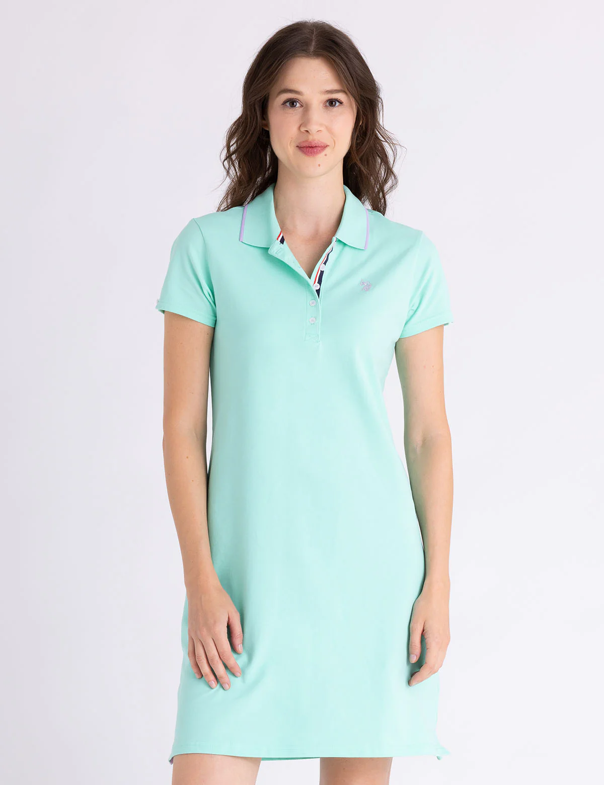 TIPPED POLO DRESS - Image 4