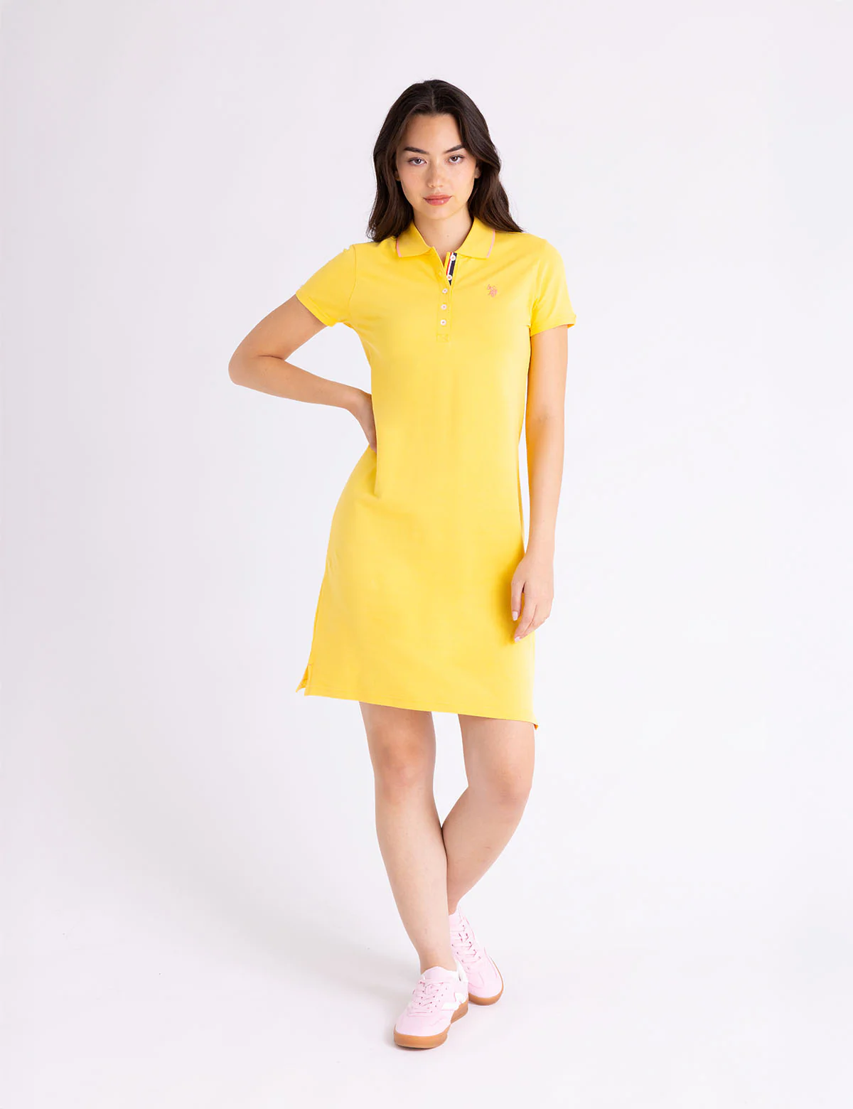TIPPED POLO DRESS - Image 9