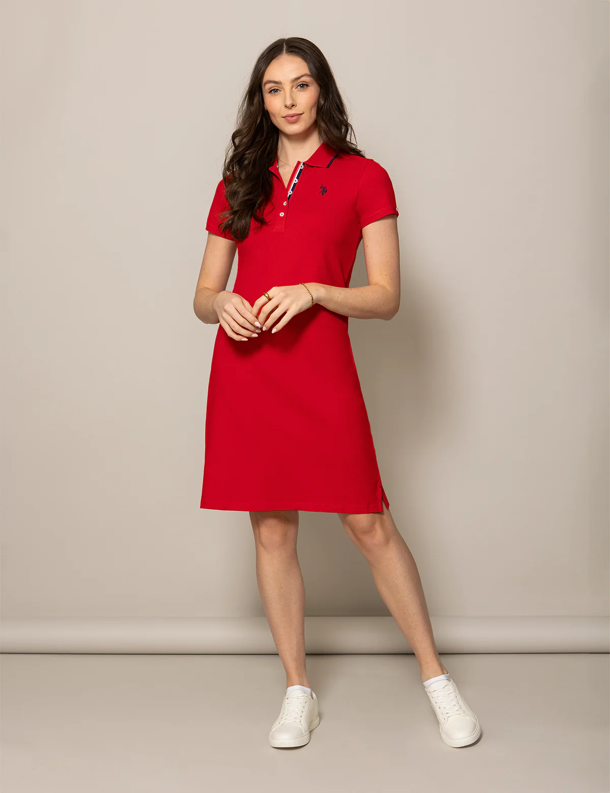 TIPPED POLO DRESS - Image 10